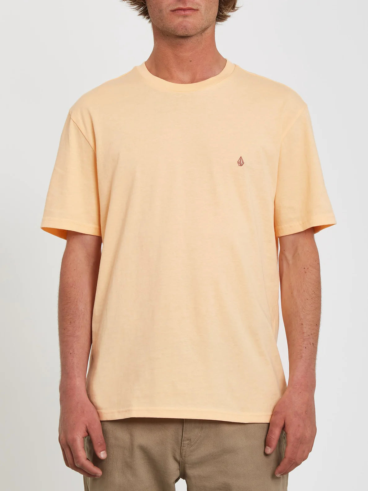 Camiseta Volcom Solid Stone Cream Blush | surfdevils.com