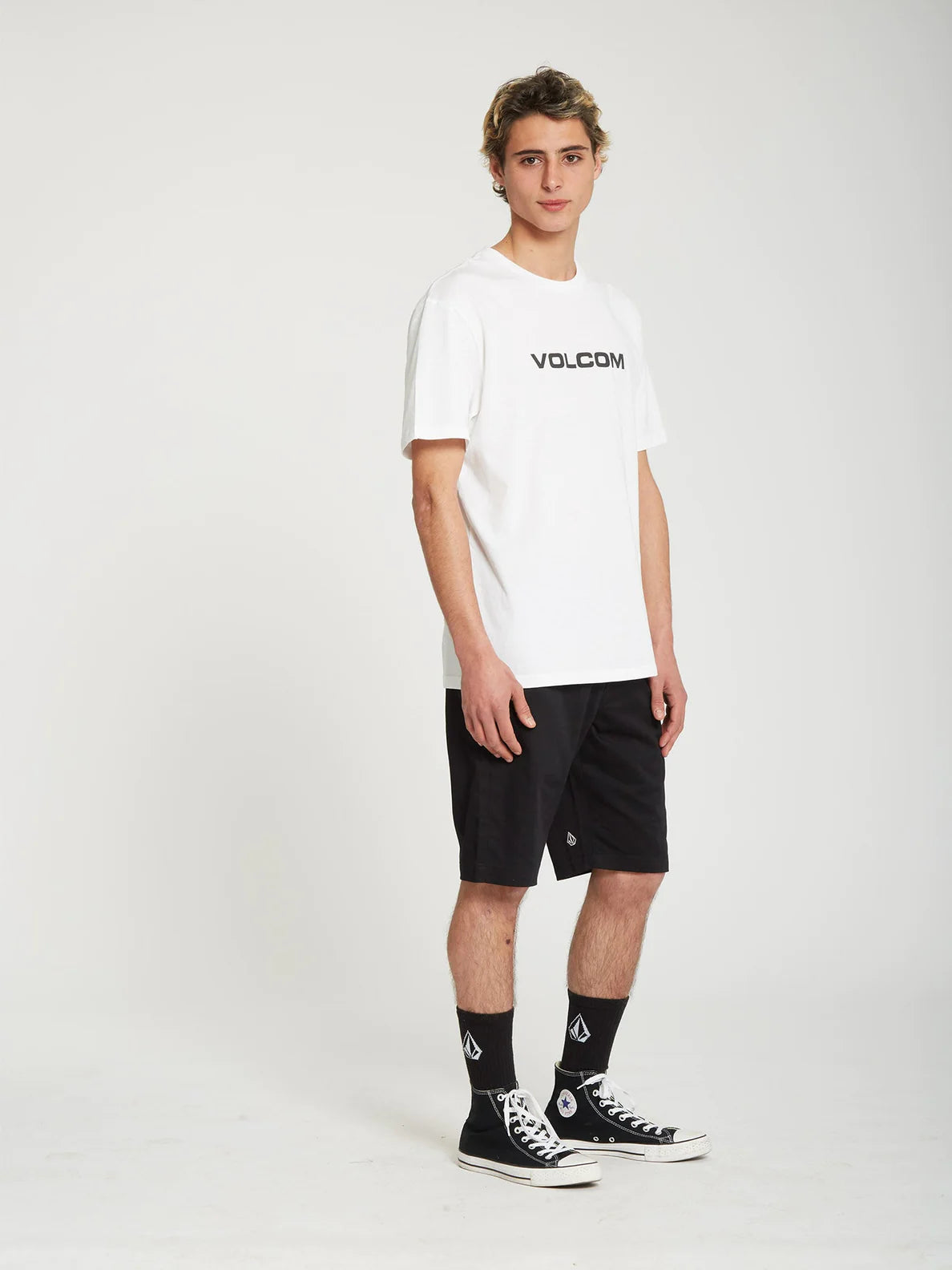Volcom Euro White T-shirt | Best selling products | No Koongo | surfdevils.com