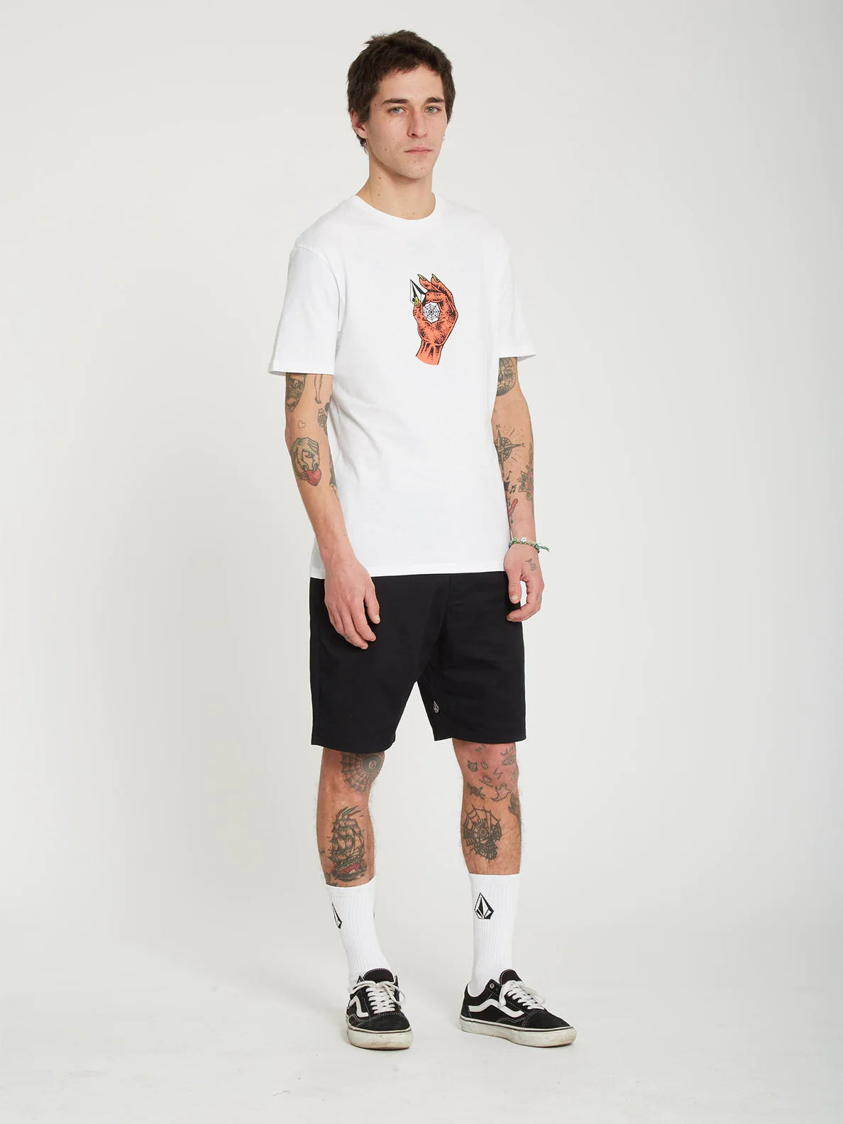 Camiseta Volcom Zombie White