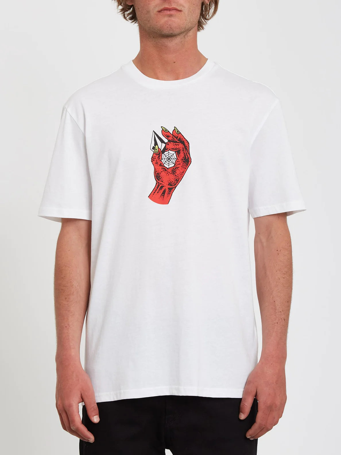 T-shirt blanc cassé Volcom Mr. Liberty