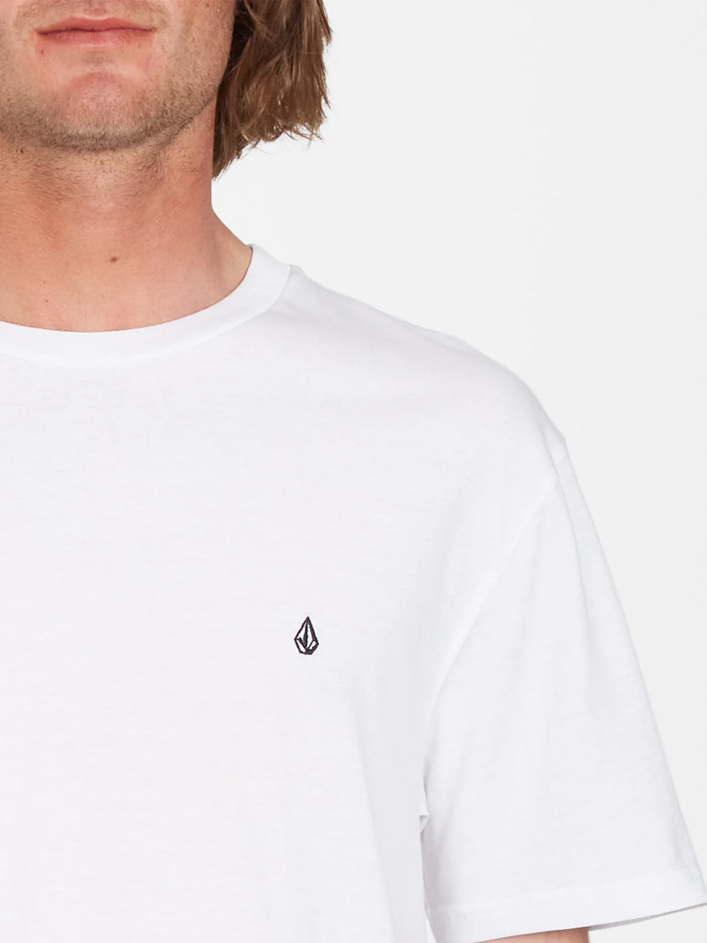 T-shirt bianca di Volcom Stone Blanks