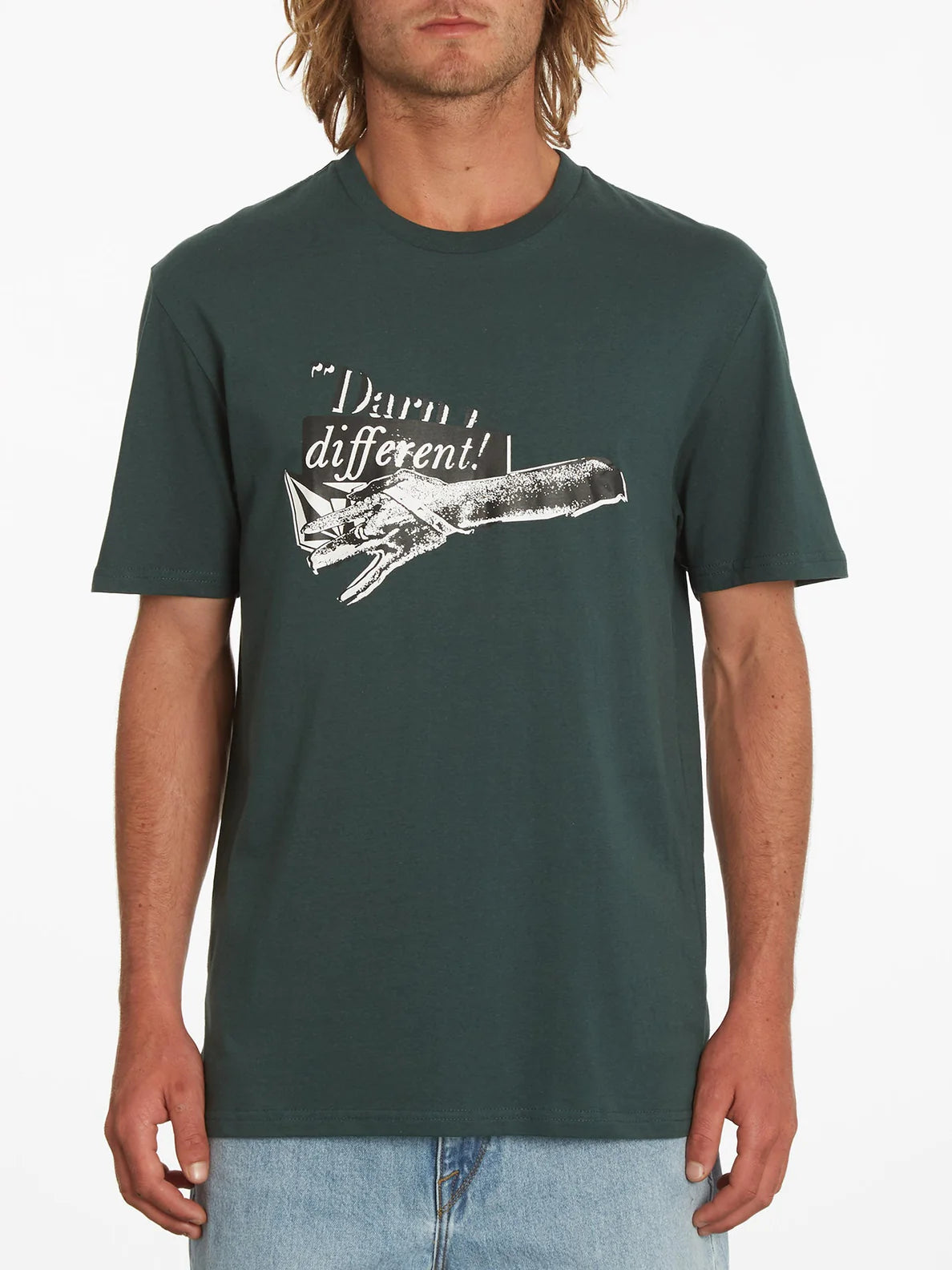 Camiseta Volcom Darn Cedar Green