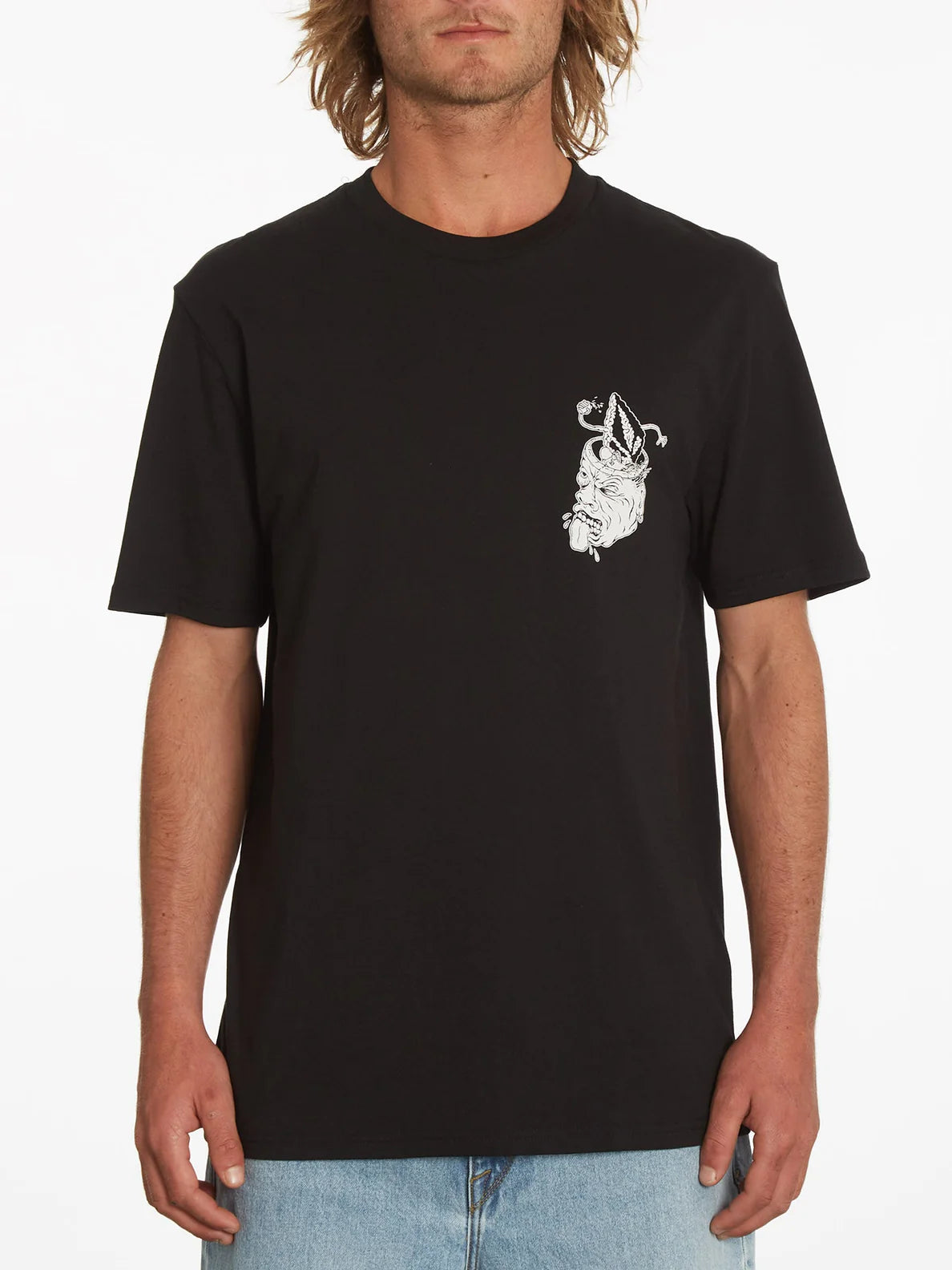 T-shirt noir Volcom Finkstone | Nouveaux produits | Produits les plus récents | Produits les plus vendus | surfdevils.com