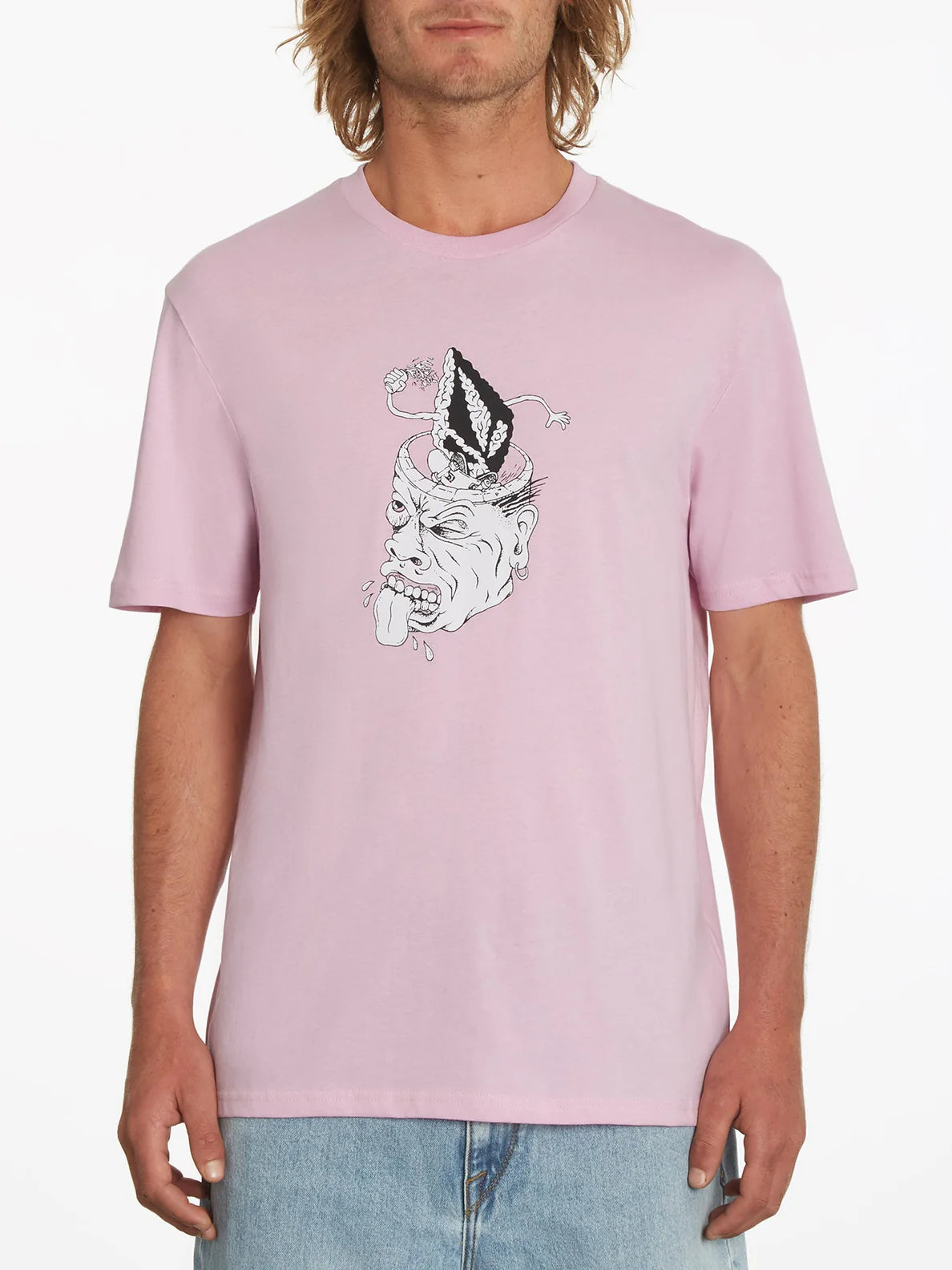 Camiseta Volcom Finkstone Paradise Pink | Camisetas de hombre | Camisetas manga corta de hombre | Volcom Shop | surfdevils.com