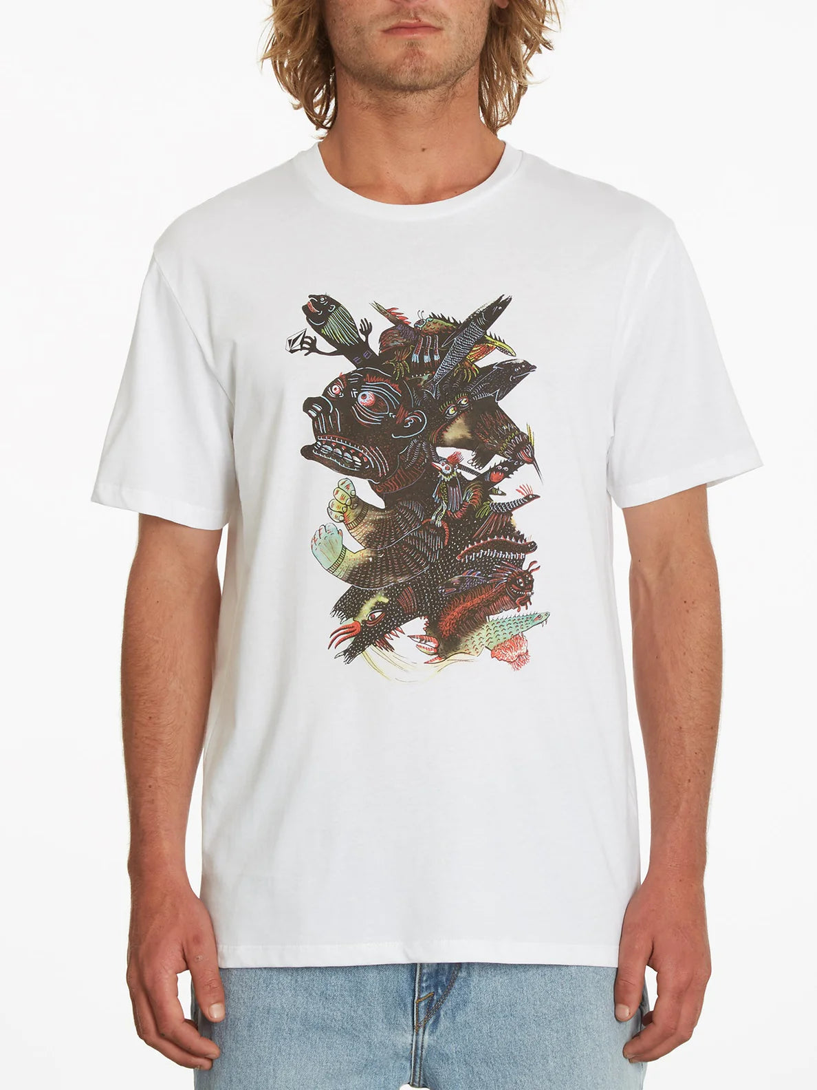 Camiseta Volcom Preacher White | surfdevils.com