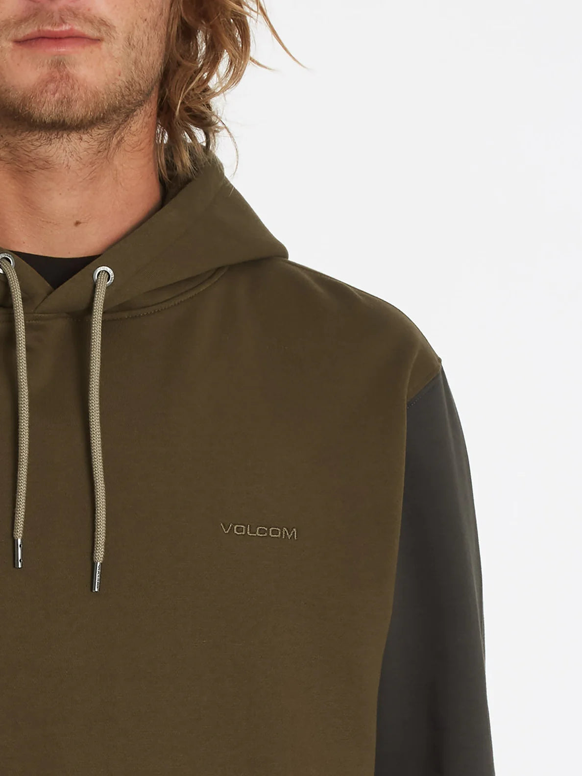 Felpa Volcom Divided Po Service Verde