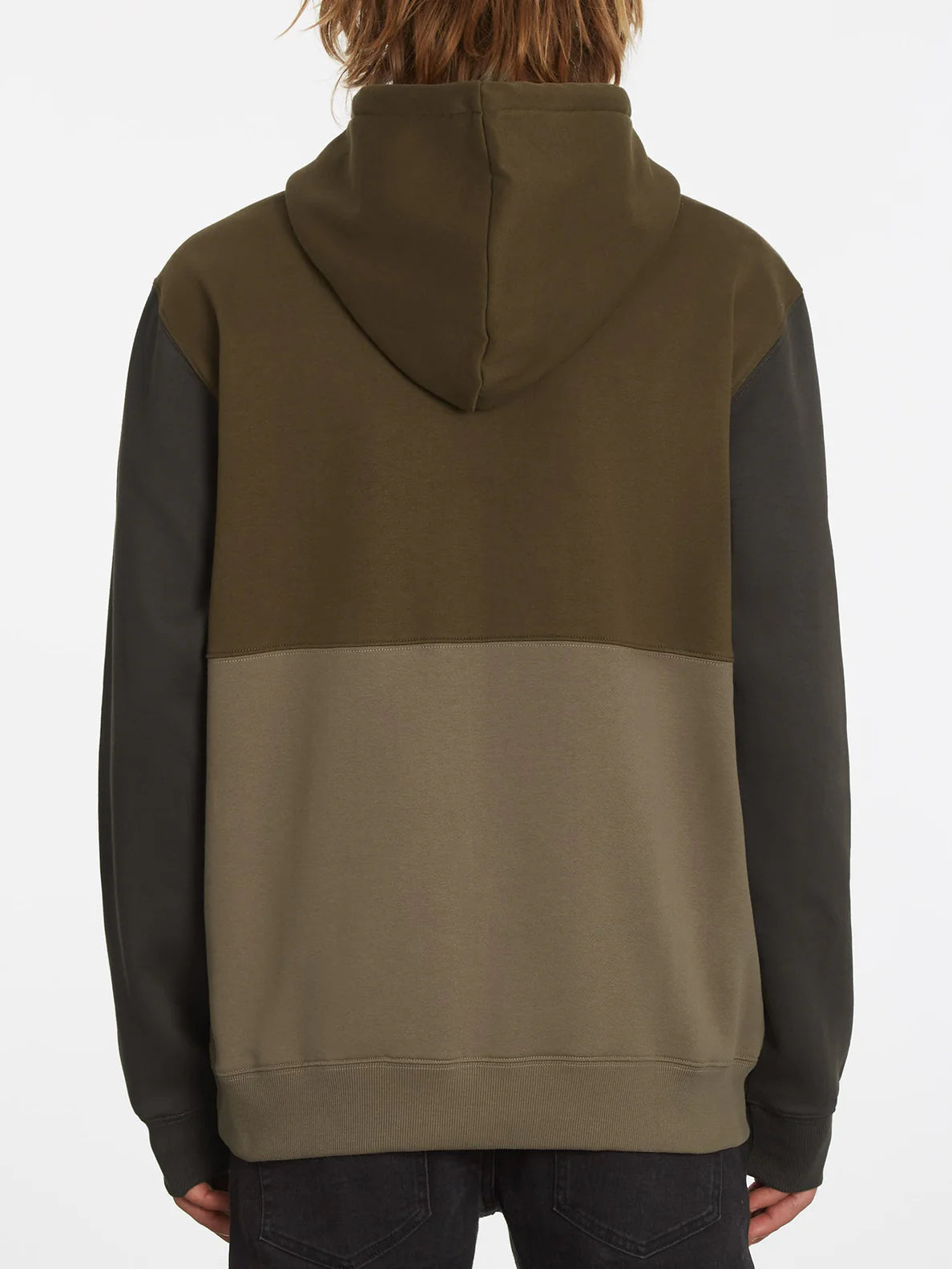 Felpa Volcom Divided Po Service Verde