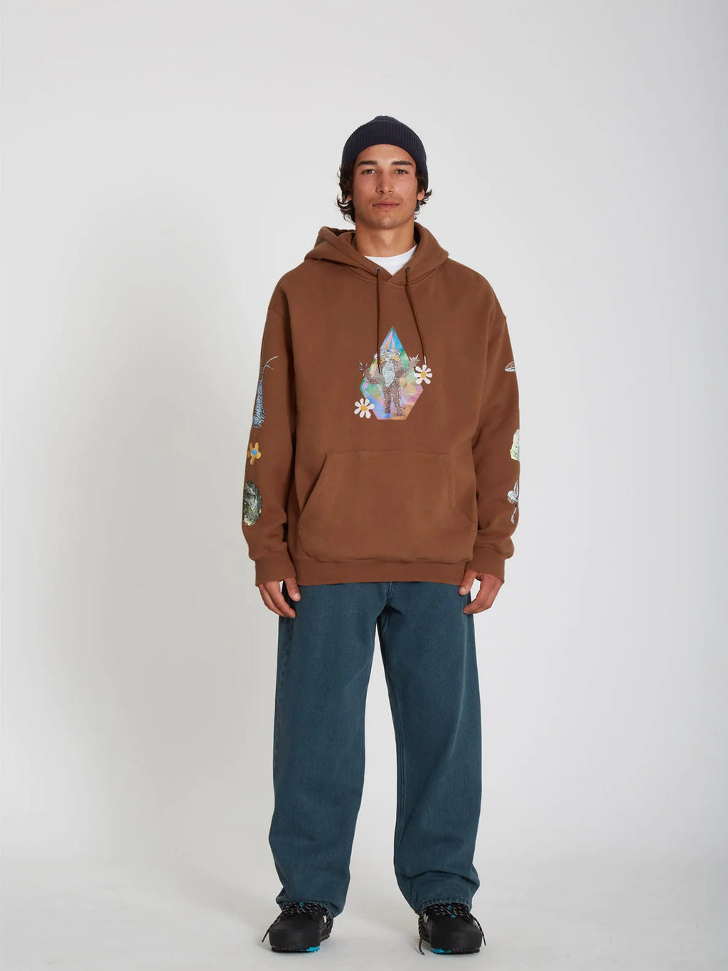 Sudadera Volcom Chrissie Abbott x French Po Mocha