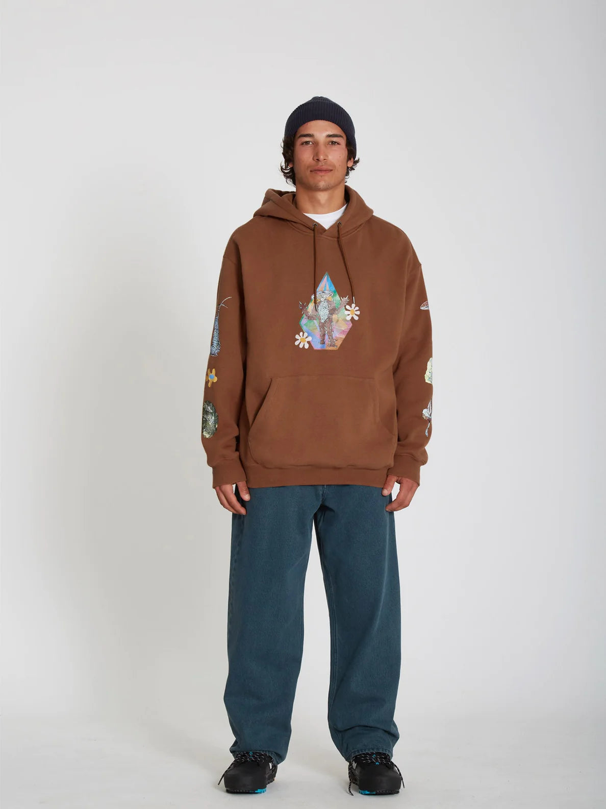 Volcom Chrissie Abbott x French Po Mocha Sweatshirt