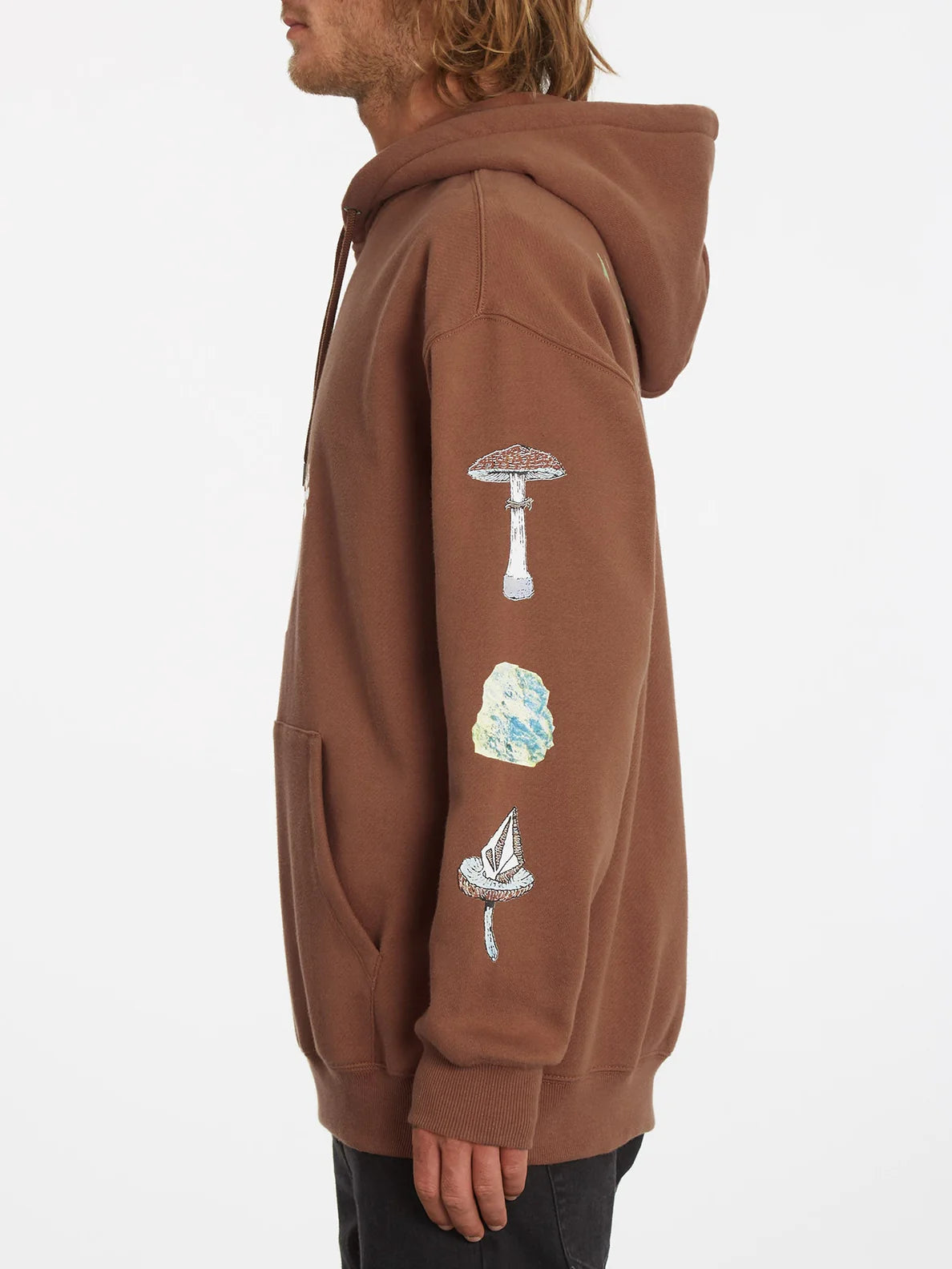 Volcom Chrissie Abbott x French Po Mocha Sweatshirt