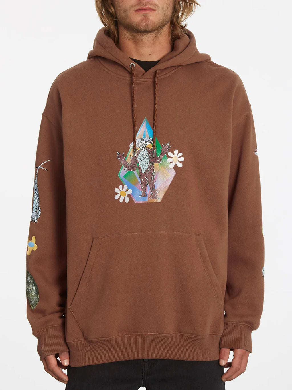 Sudadera Volcom Chrissie Abbott x French Po Mocha
