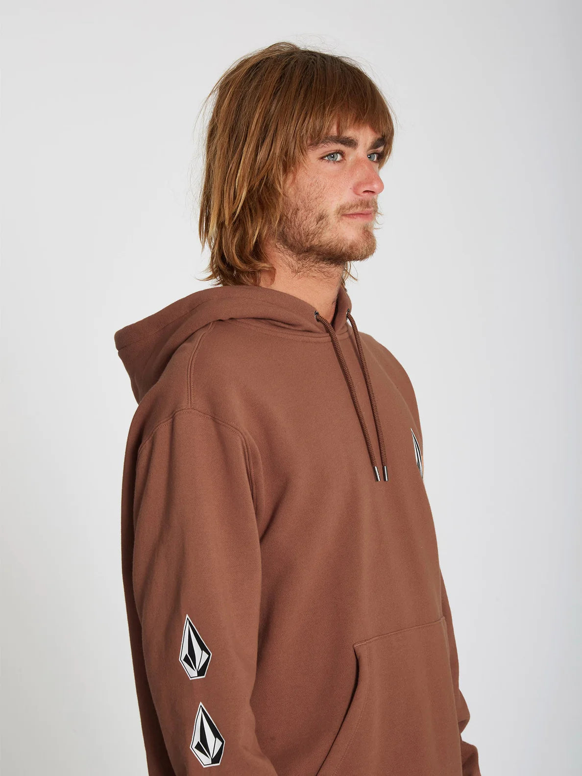 Sudadera Volcom Iconic Stone Po Mocha