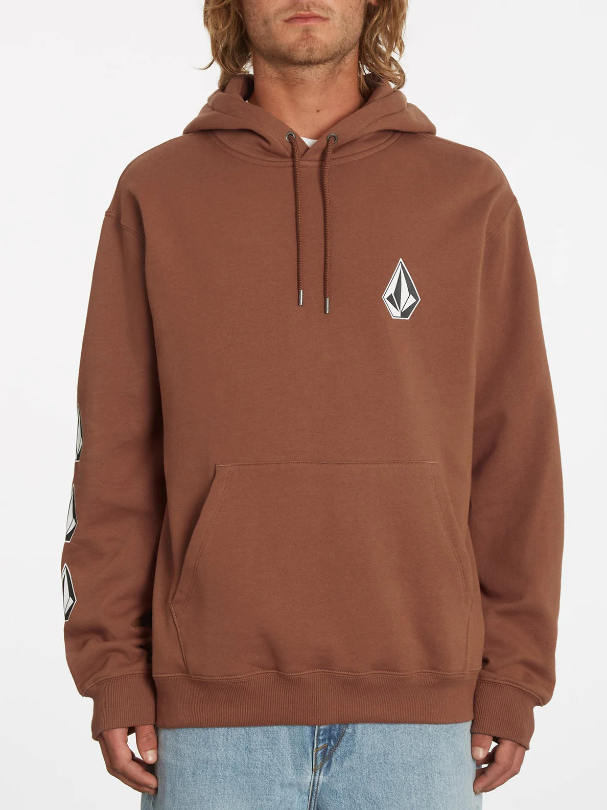 Felpa Volcom Iconic Stone Po Mocha