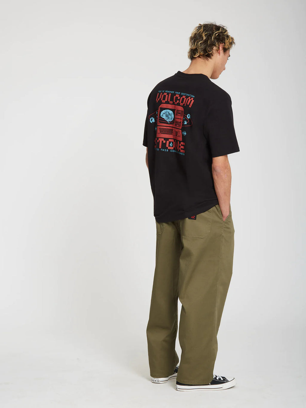 Maglietta Volcom Parallel Tee nera