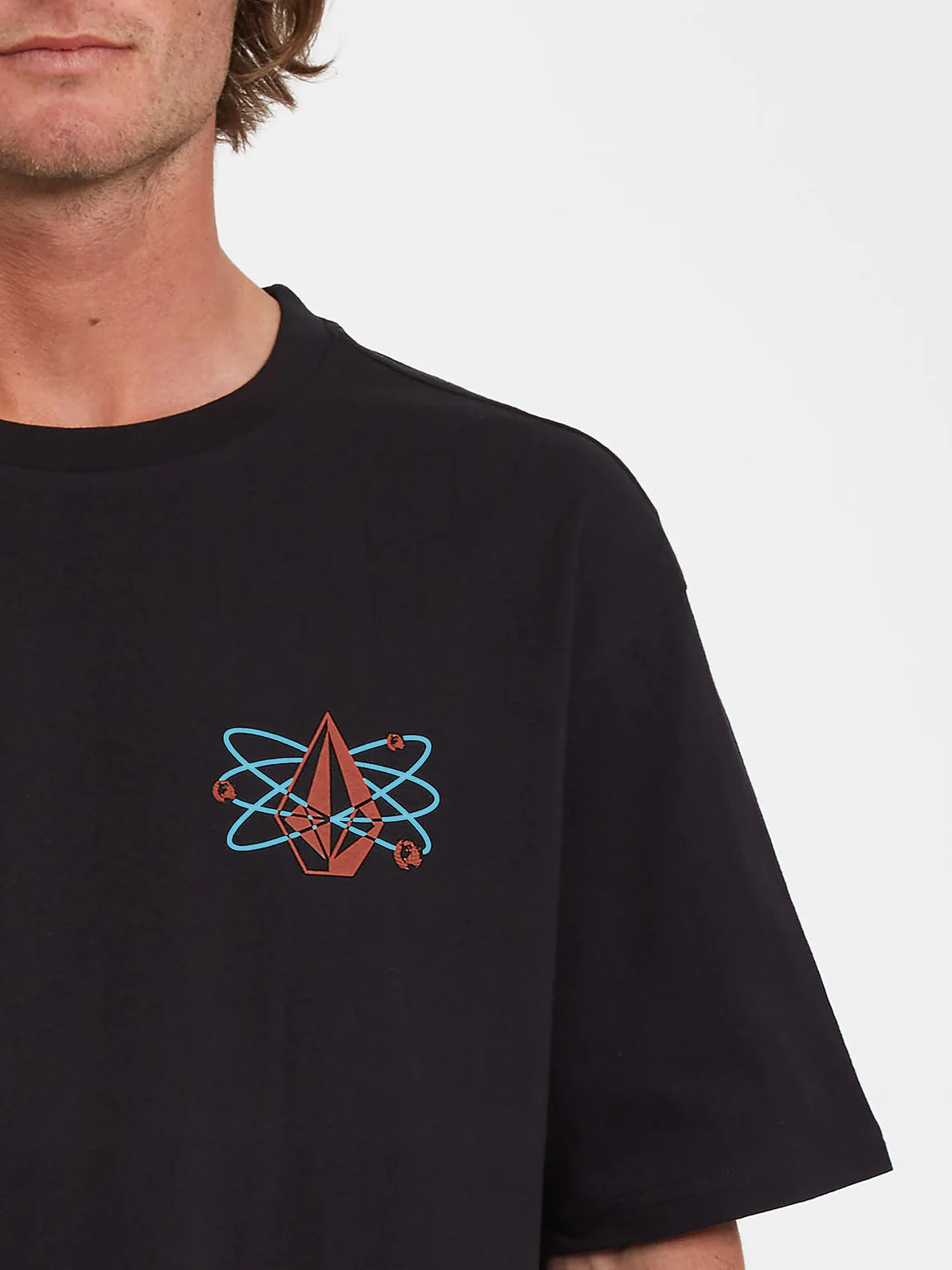 Maglietta Volcom Parallel Tee nera