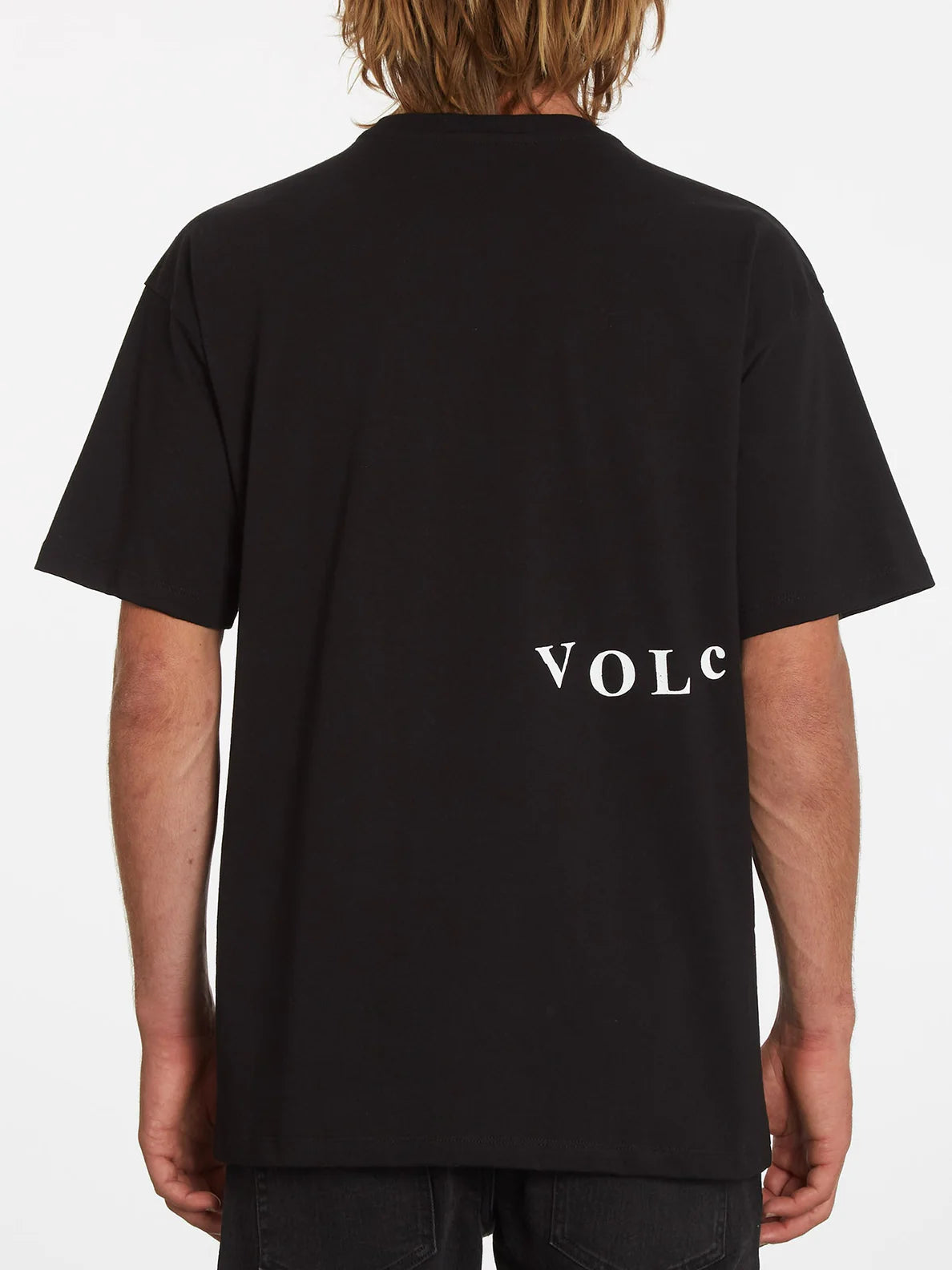 T-shirt Volcom Scratched Stone nera