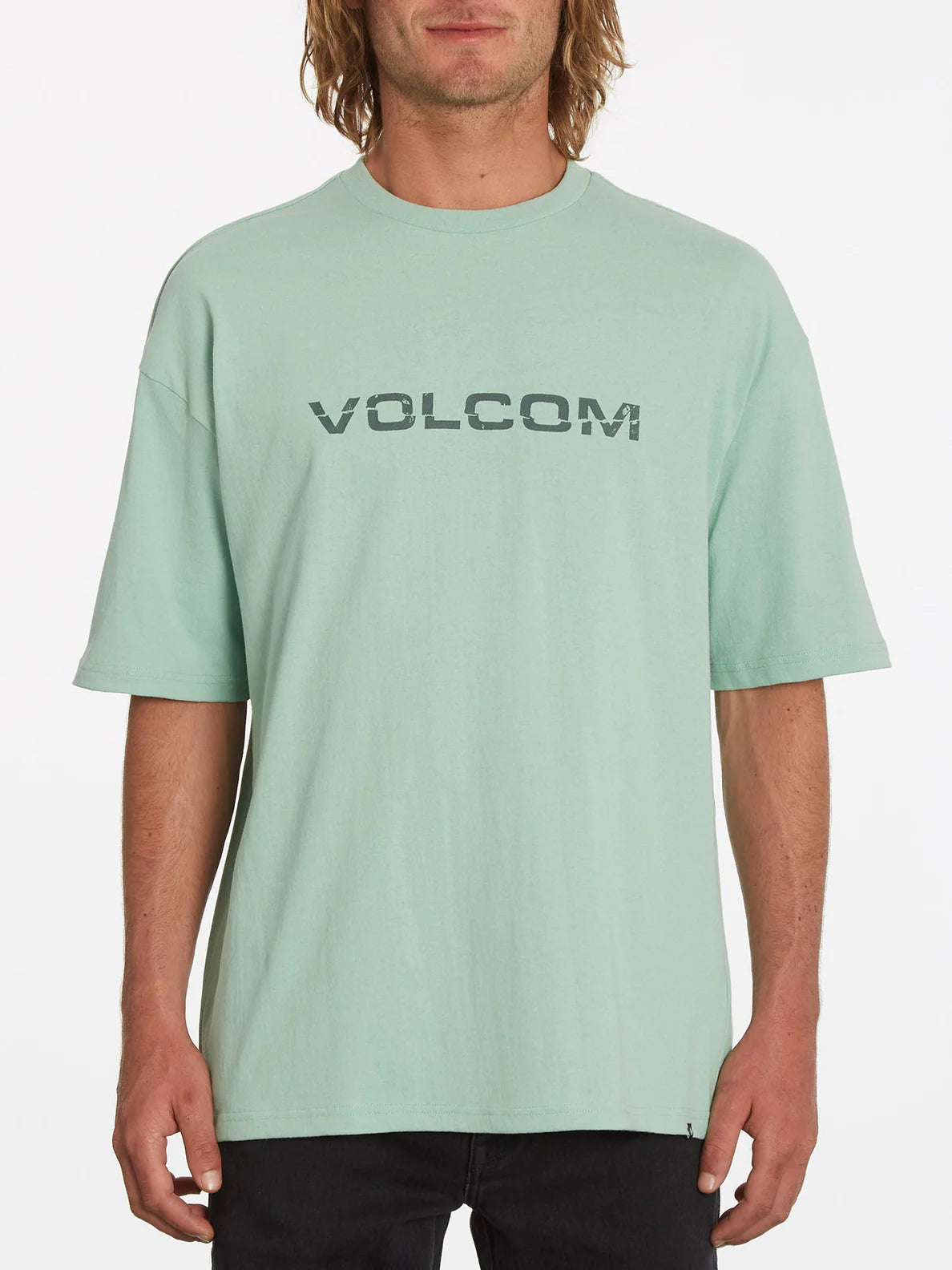 Volcom Rippeuro Flechtengrünes T-Shirt