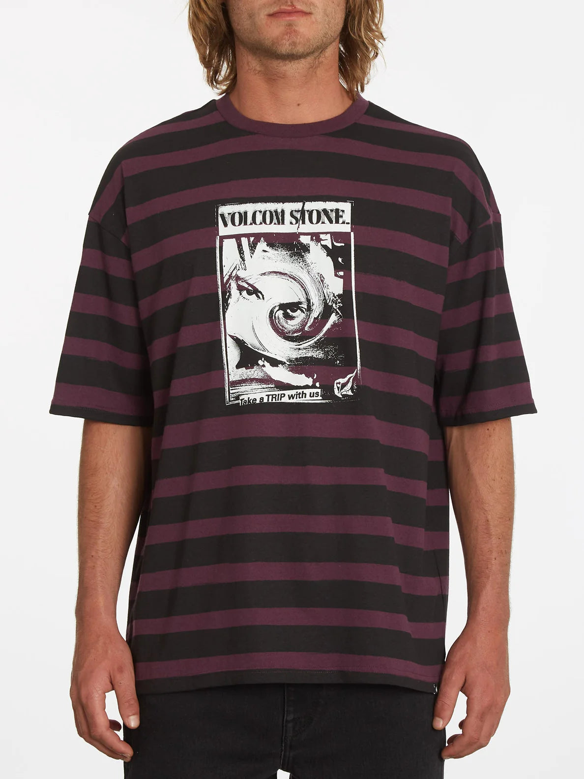 Volcom Psych Trip Tee Mulberry