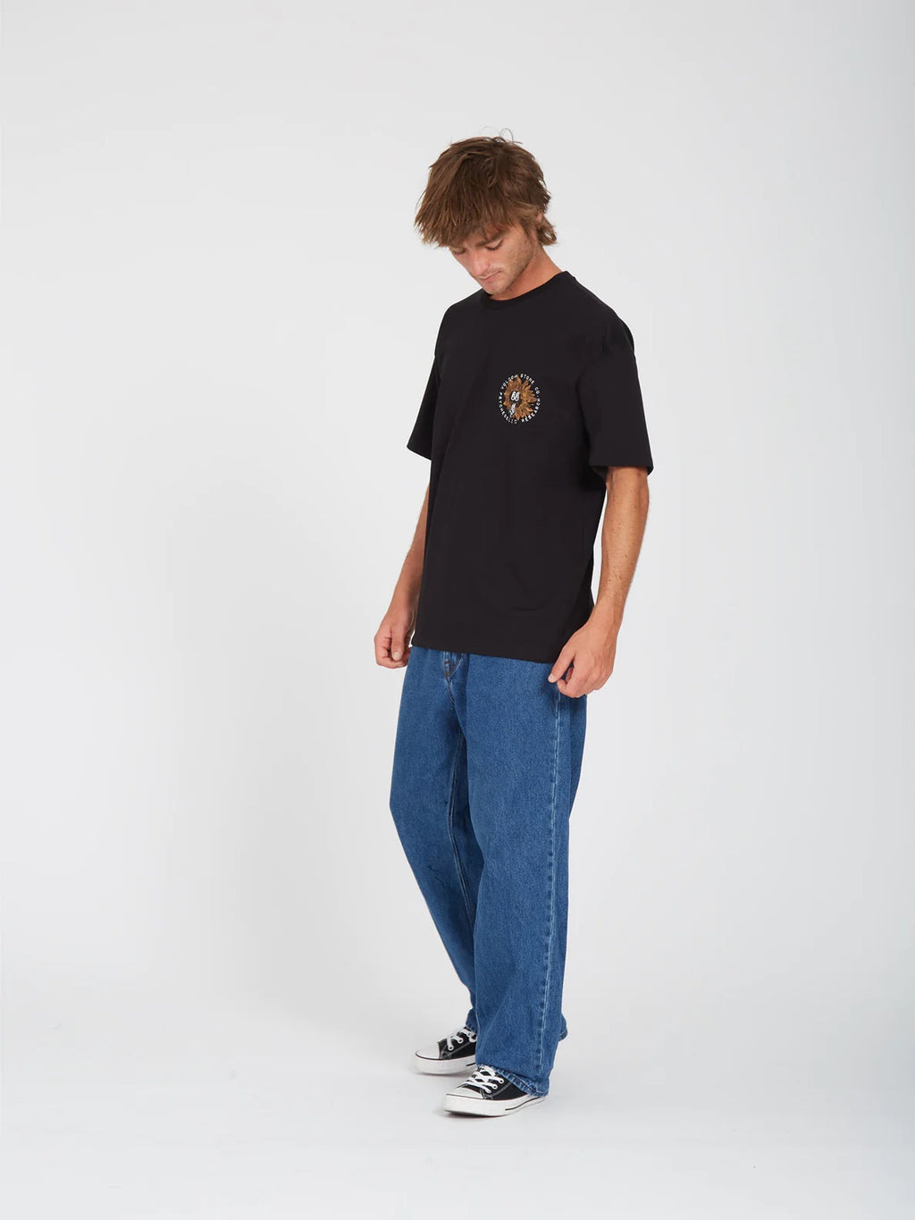 T-shirt Volcom Acid Sun Tee Noir