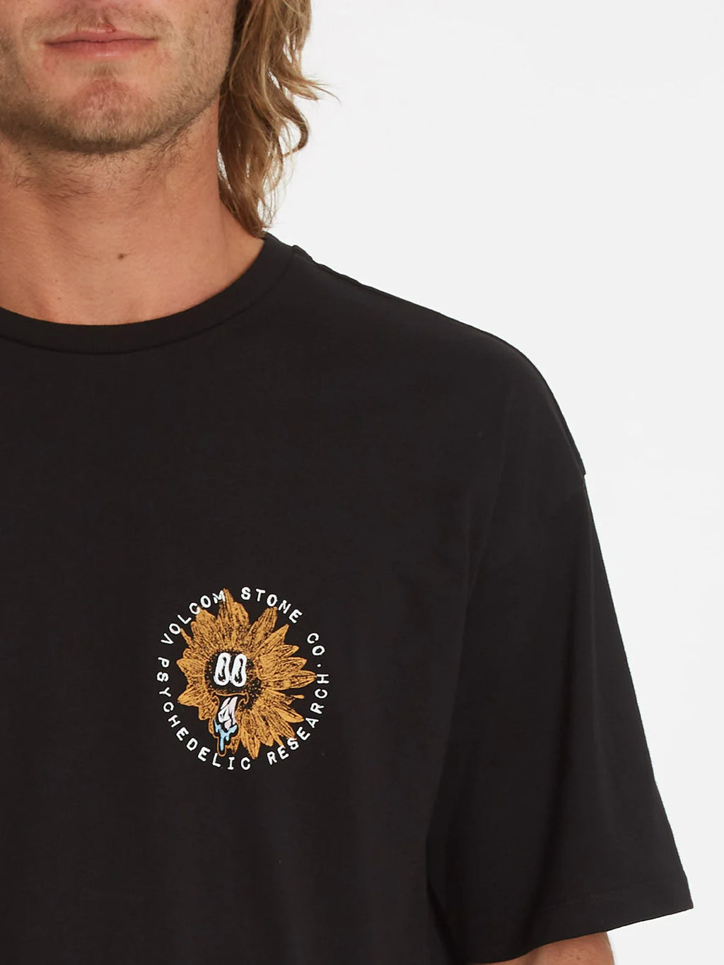 T-shirt Volcom Acid Sun Tee Noir