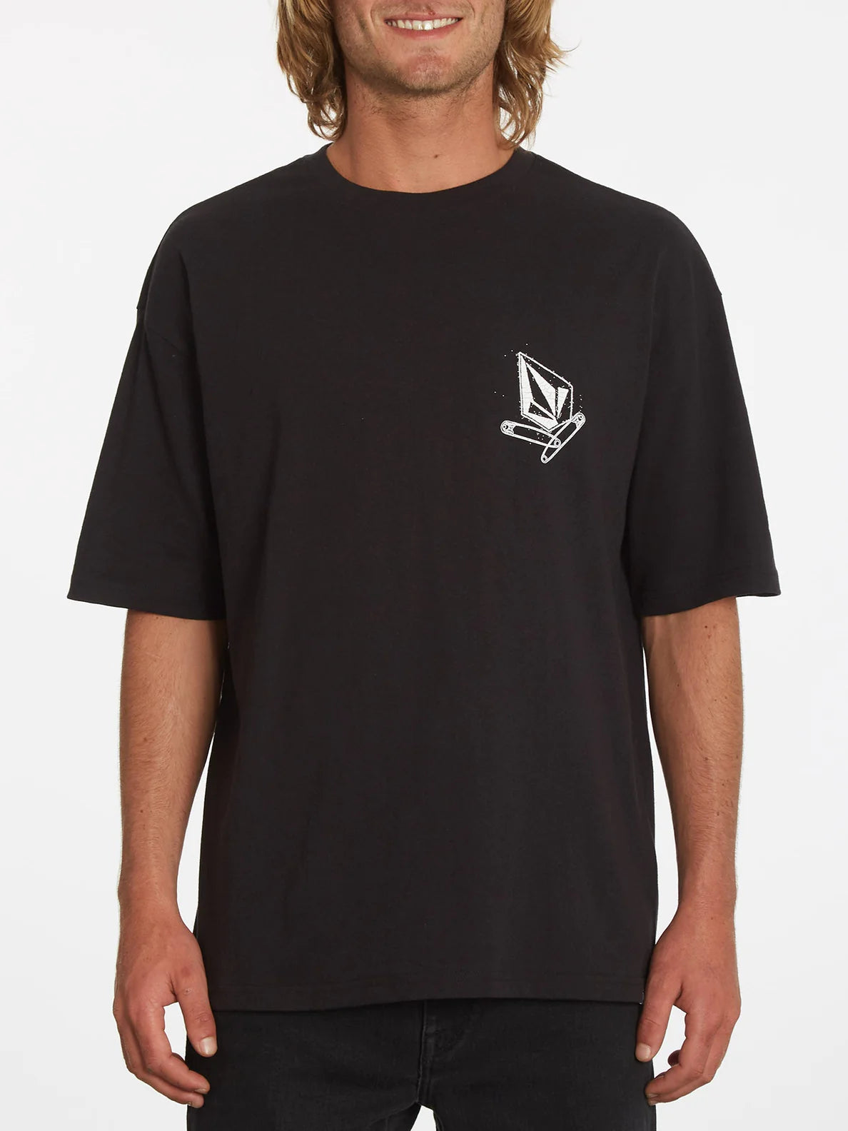 Camiseta Volcom Safetytee Black | Camisetas de hombre | Camisetas manga corta de hombre | Volcom Shop | surfdevils.com