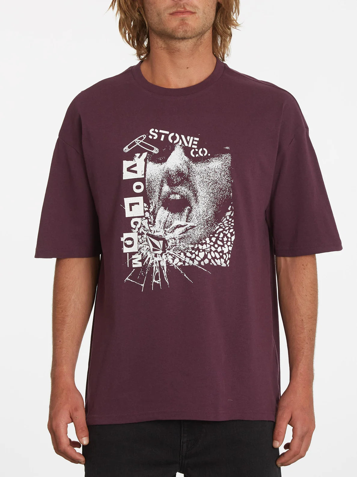 T-shirt Volcom Safetytee Mulberry | Boutique Volcom | Collection_Zalando | Nouveaux produits | Produits les plus récents | Produits les plus vendus | t-shirts pour hommes | T-shirts à manches courtes pour hommes | surfdevils.com