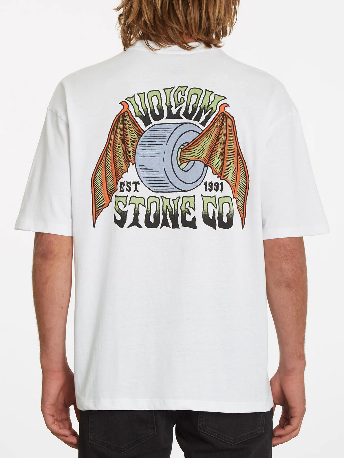 Volcom Hell Wheel White T-shirt