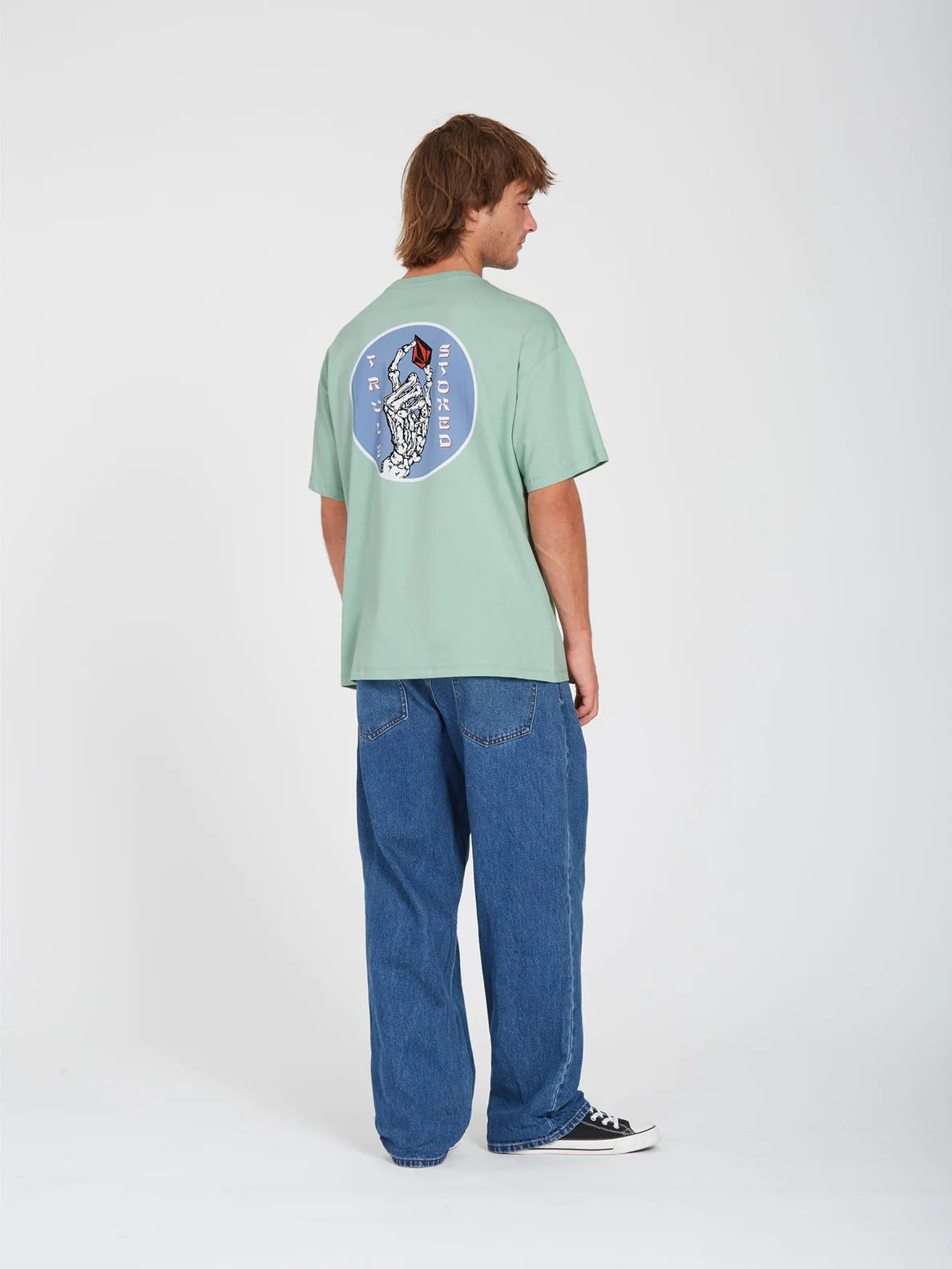 Volcom Stokstone Lichen Green T-shirt | Koongo | Novos produtos | Não Koongo | Produtos mais recentes | Produtos mais vendidos | Produtos mais vendidos | surfdevils.com
