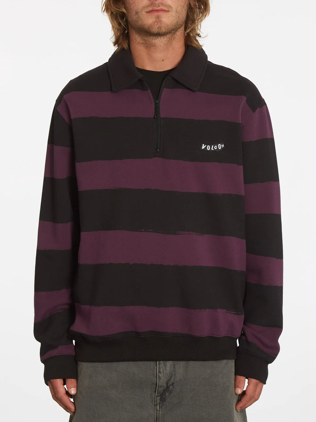 Volcom Nevermine Crew Mulberry Sweatshirt