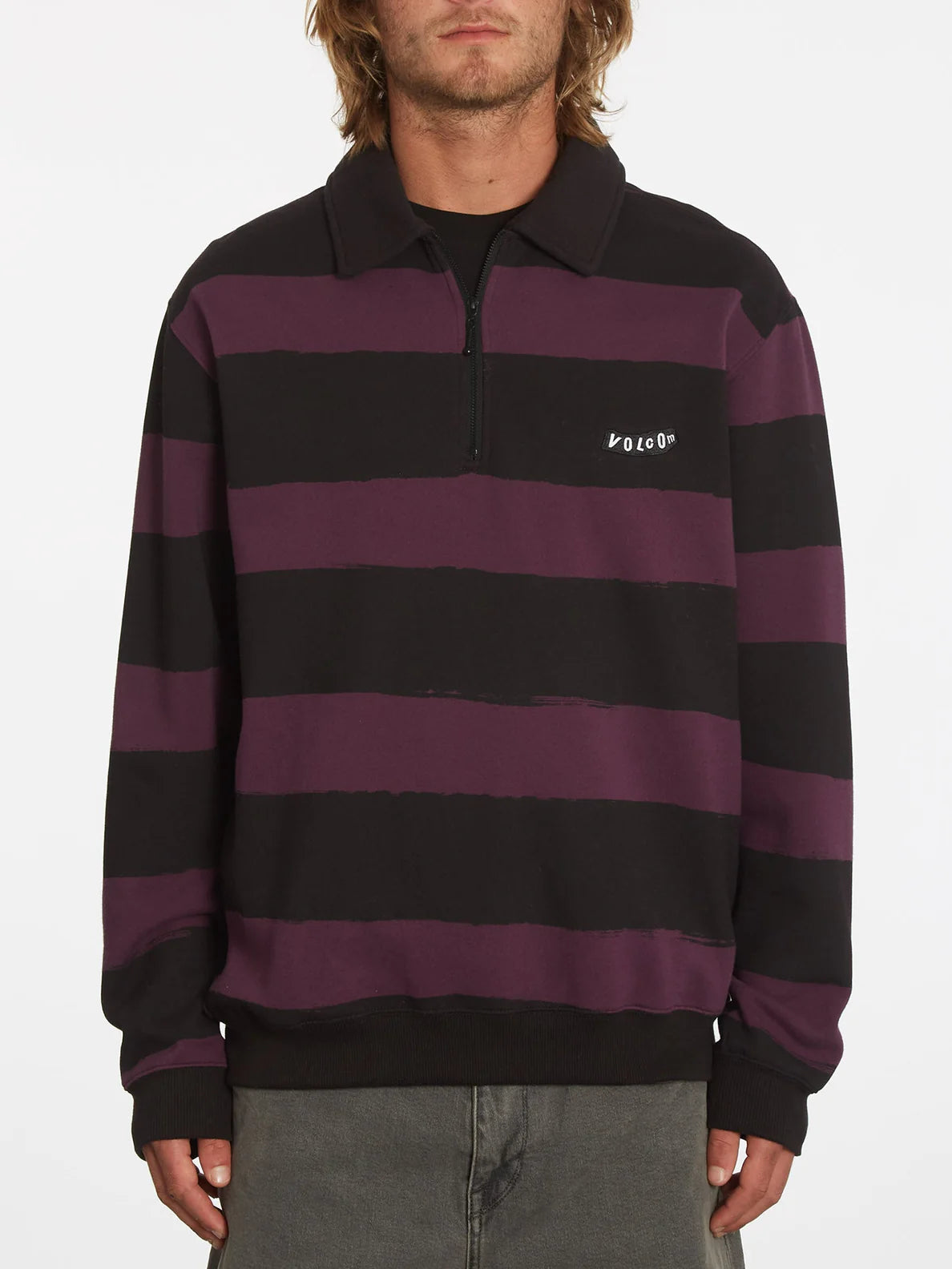 Sudadera Volcom Nevermine Crew Mulberry
