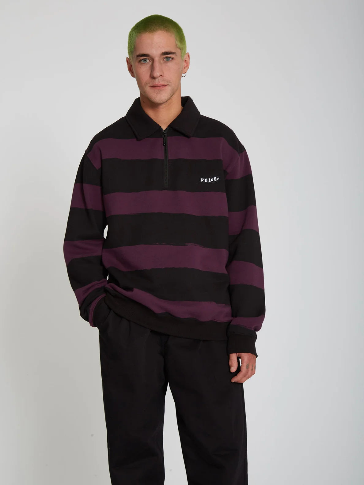 Volcom Nevermine Crew Mulberry Sweatshirt