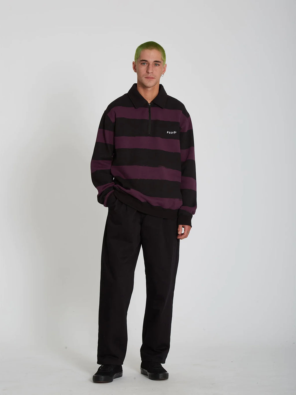 Volcom Nevermine Crew Mulberry Sweatshirt