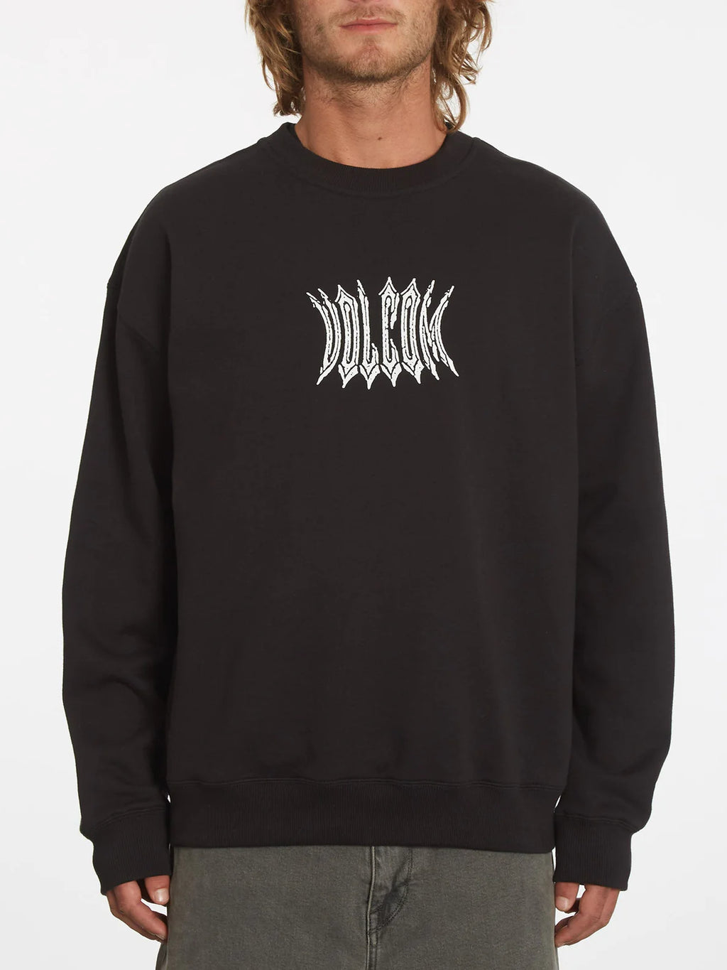 Sudadera Volcom Skate Vitals Crew Black