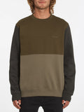 Sudadera Volcom Divided Crew Service Green