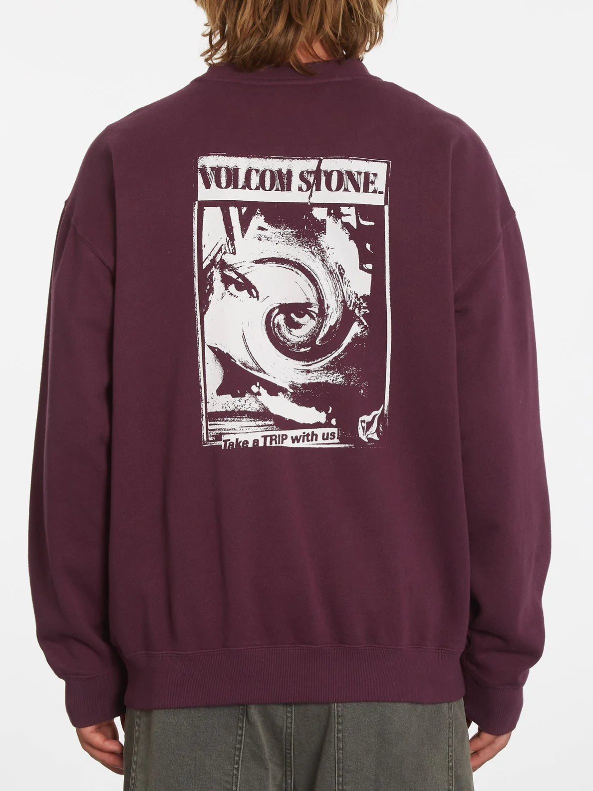 Felpa Volcom senza recesso Mulberry