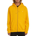 Felpa Sunburst in pile con zip singola Stone di Volcom