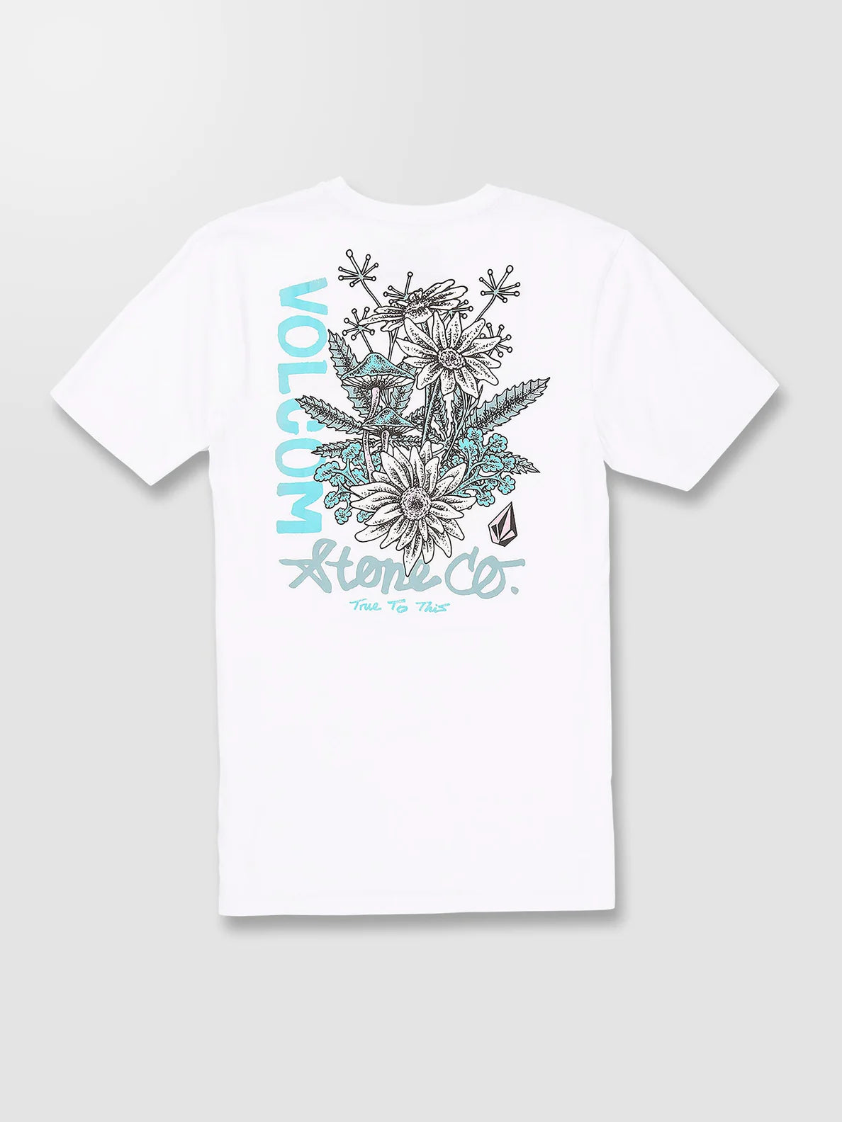 Maglietta Volcom Psychedaisy Bianca