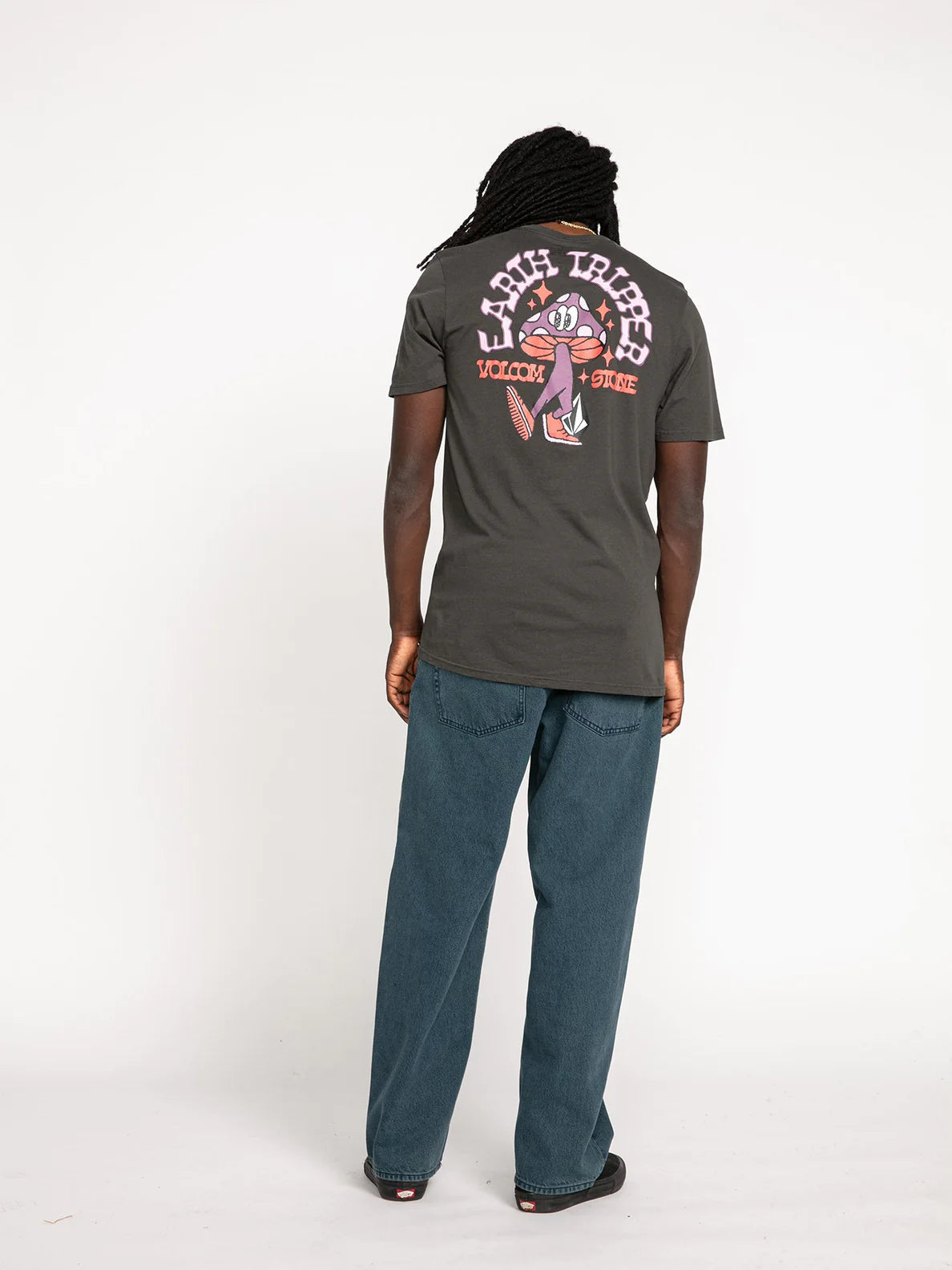 Camiseta Volcom Mr Liberty Rinsed Black
