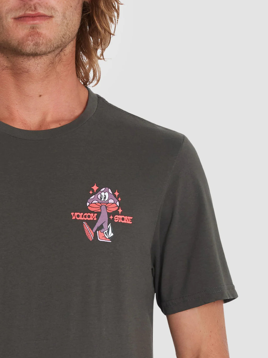 T-shirt blanc cassé Volcom Mr. Liberty