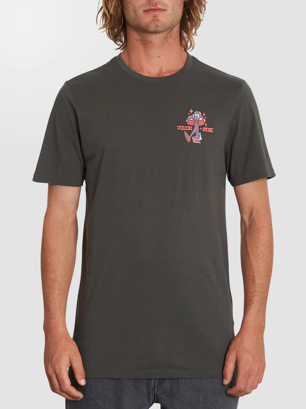 Camiseta Volcom Mr Liberty Rinsed Black