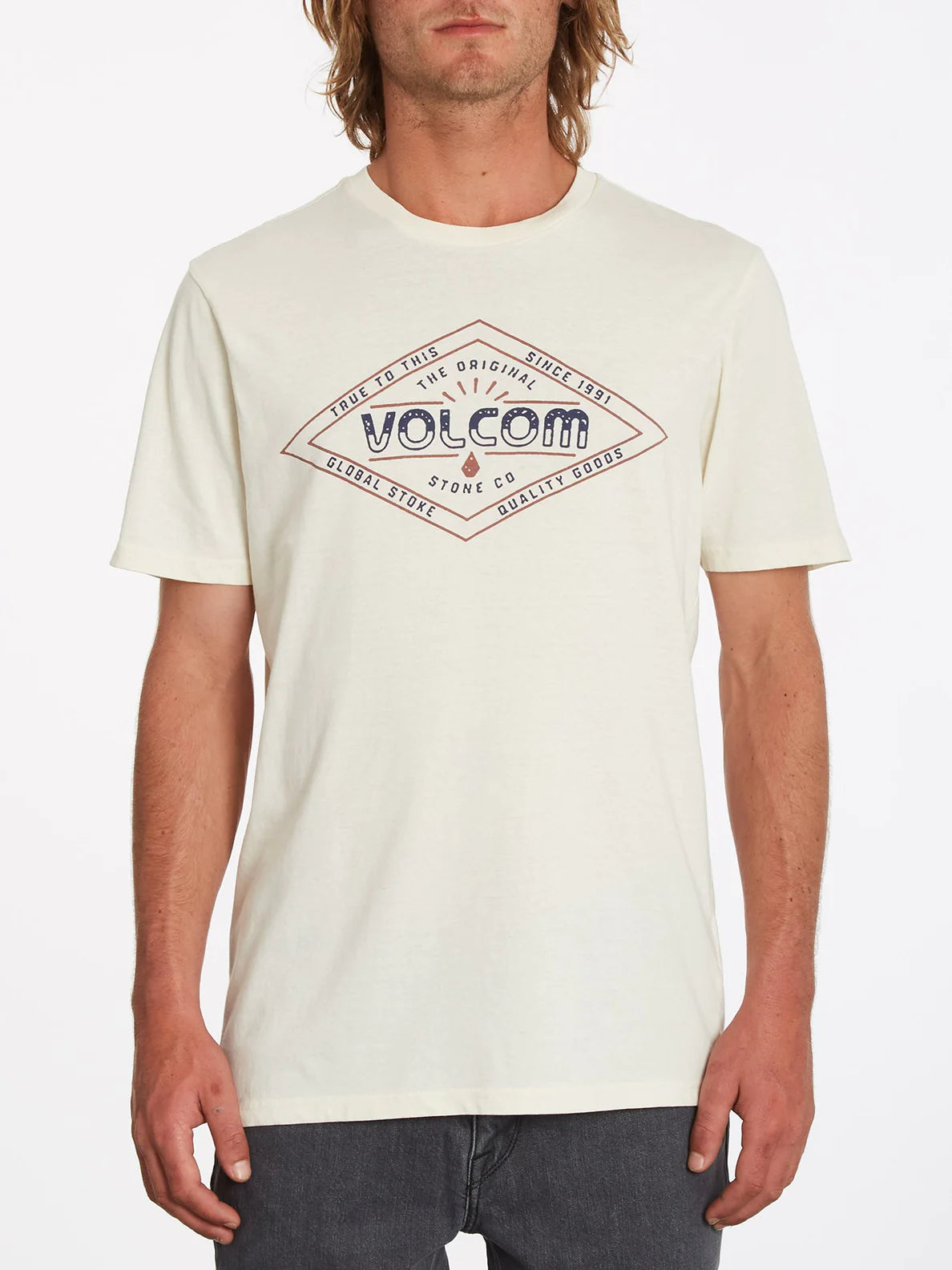 Maglietta Volcom Hikendo bianco sporco