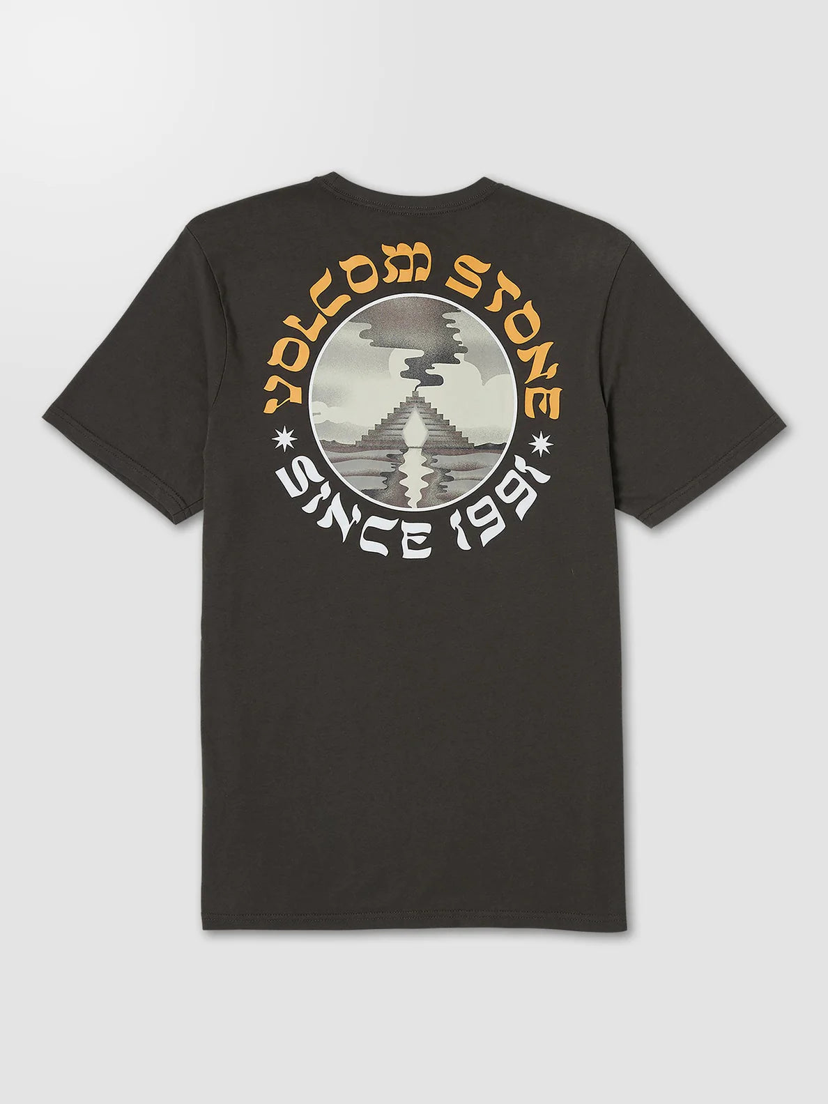 T-shirt noir Volcom Stone Portal Rinsed | Nouveaux produits | Produits les plus récents | Produits les plus vendus | surfdevils.com