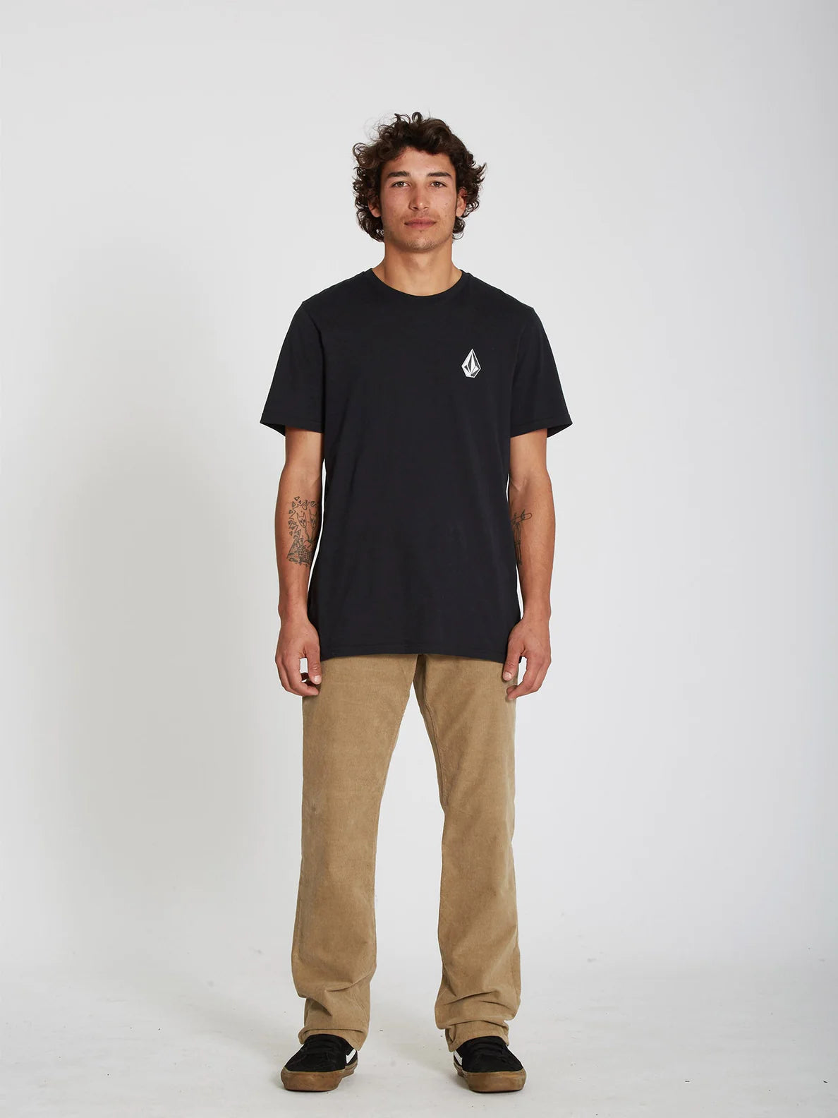 Camiseta Volcom Iconic Stone ss Black Combo