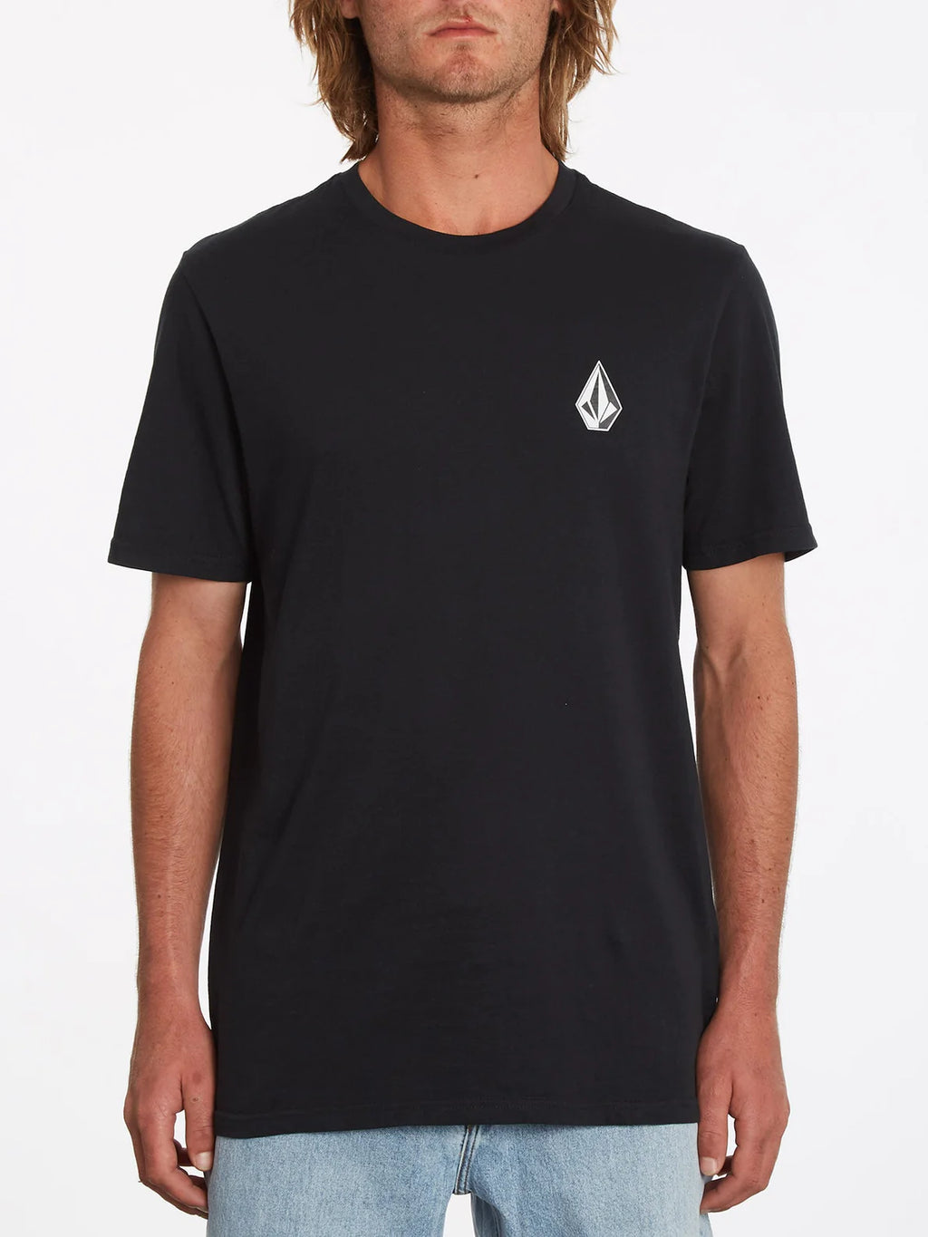 T-shirt combinata nera Volcom Iconic Stone ss