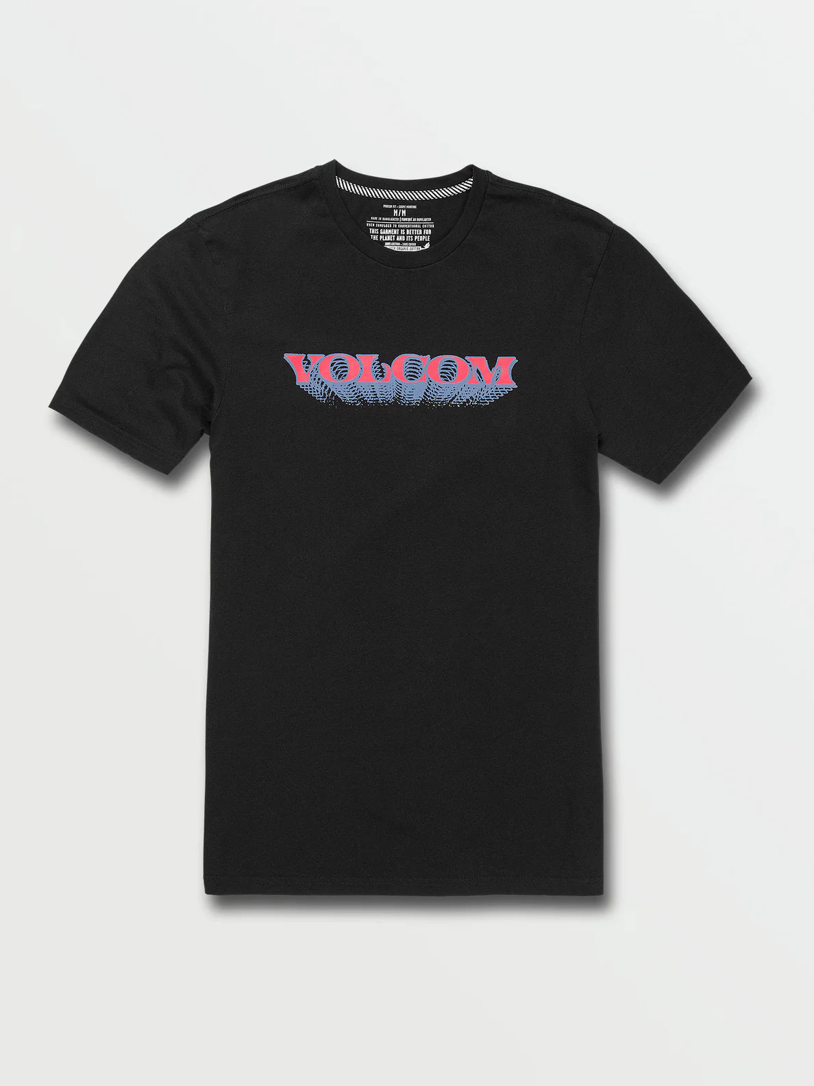 Volcom Holograph Schwarzes T-Shirt | Meistverkaufte Produkte | Neue Produkte | Neueste Produkte | surfdevils.com