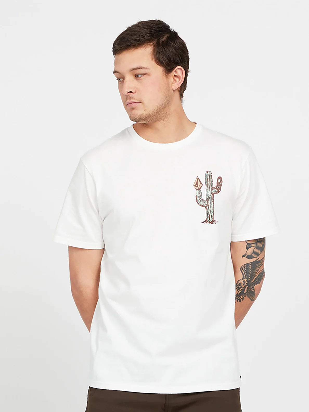 Camiseta Volcom Prickly ss Tee Off White