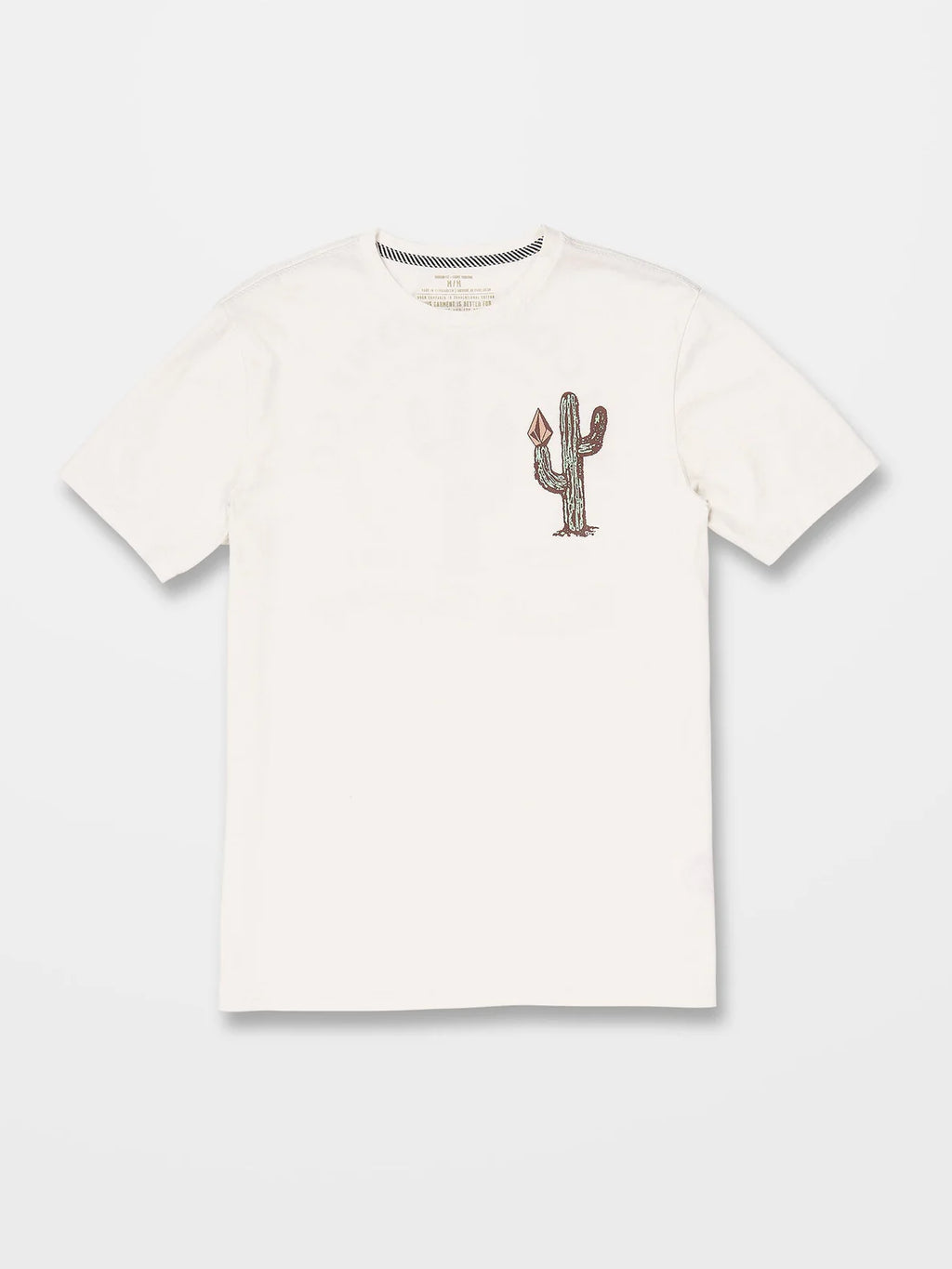 T-shirt bianca di Volcom Prickly ss Tee