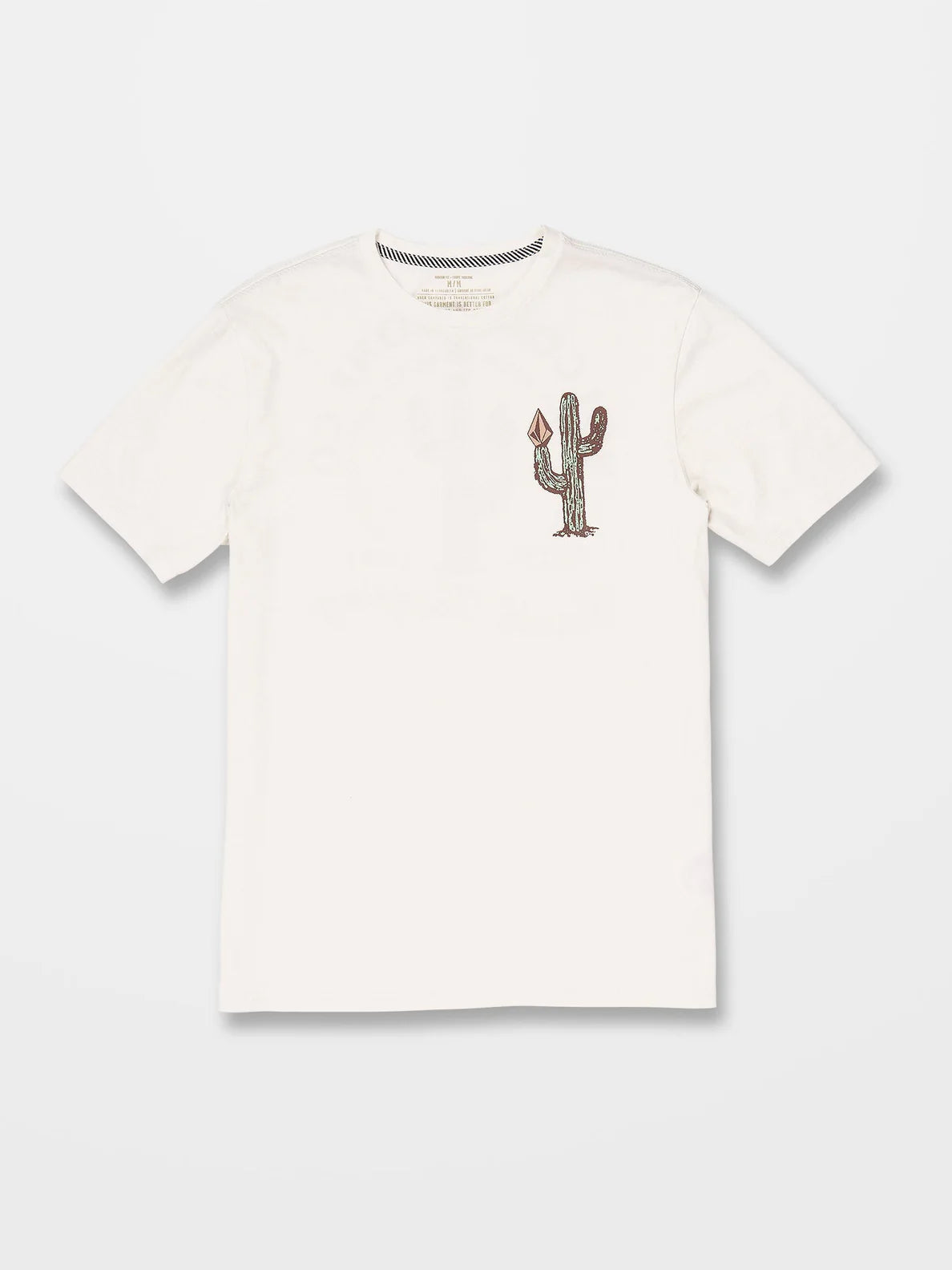 T-shirt bianca di Volcom Prickly ss Tee