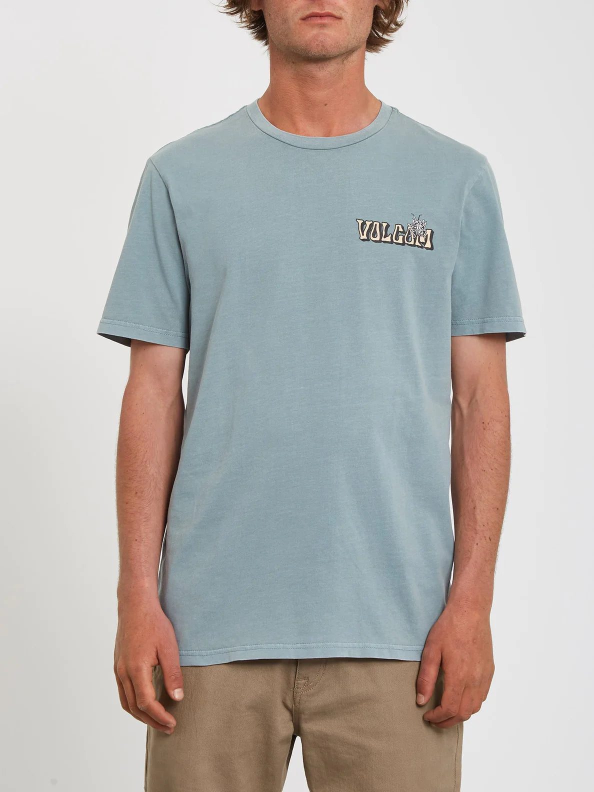 T-shirt blanc cassé Volcom Mr. Liberty