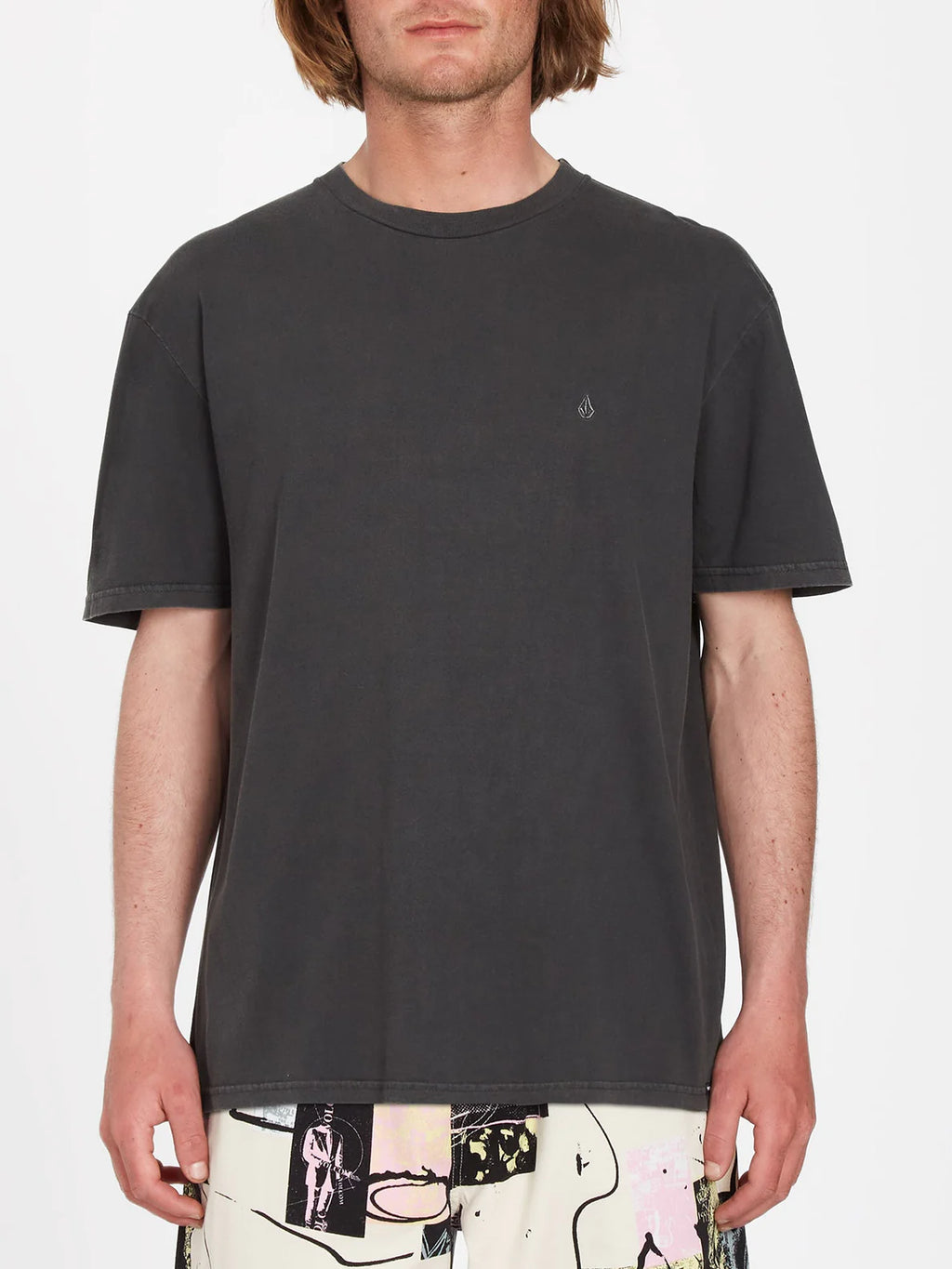 T-shirt Volcom Solid Stone nera